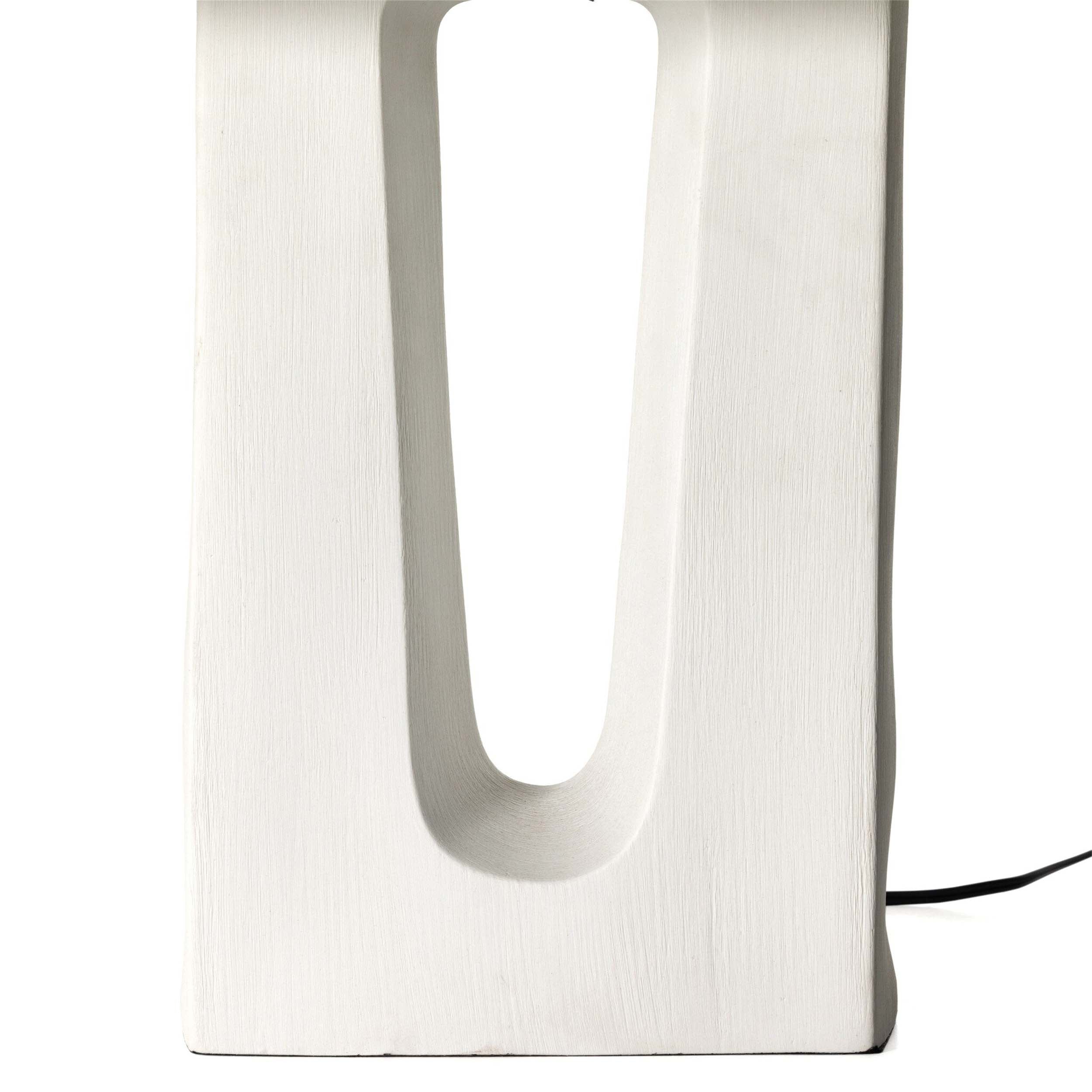 Cuit Table Lamp, Matte White Porcelain Ceramic