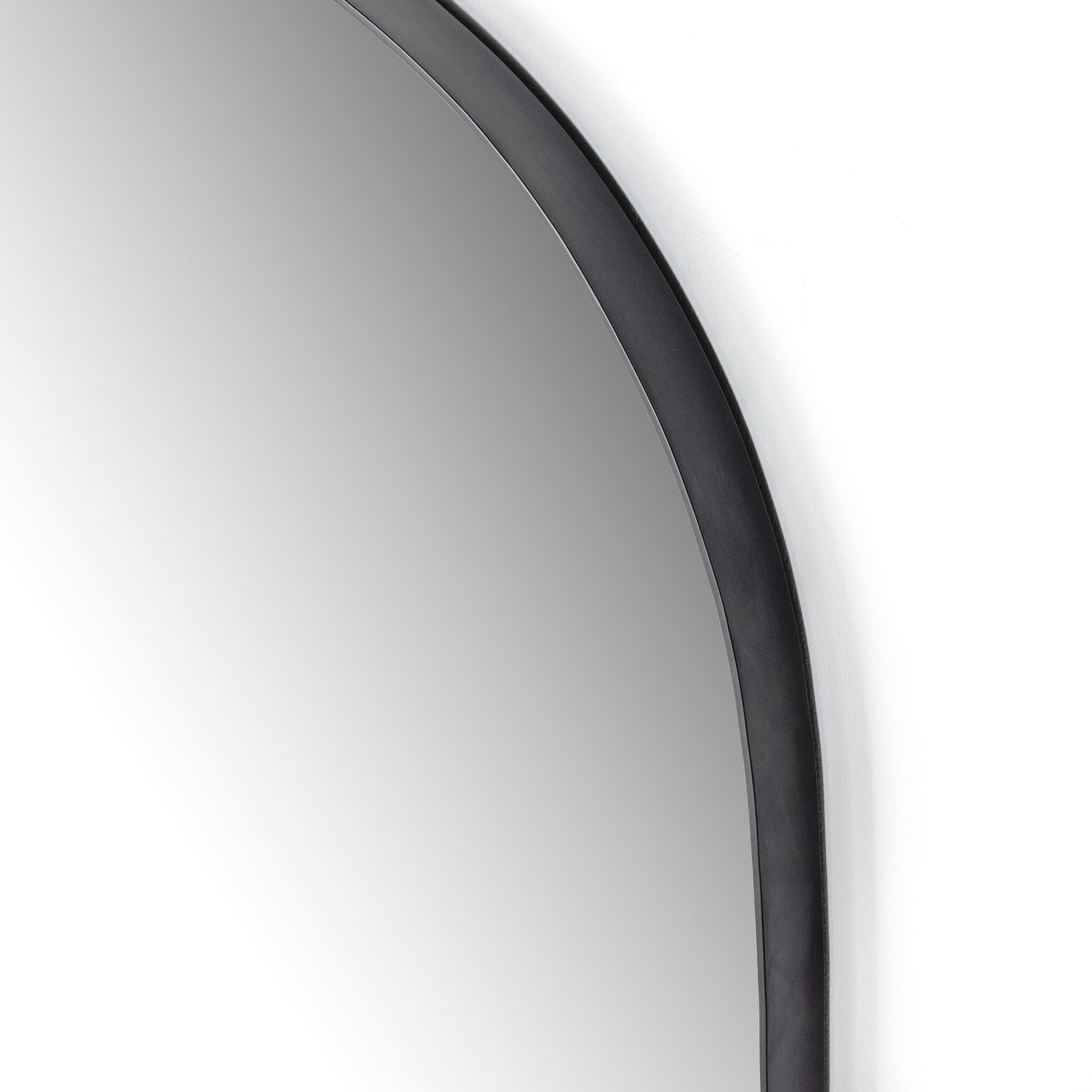 Georgina Wide Mirror, Iron Matte Black