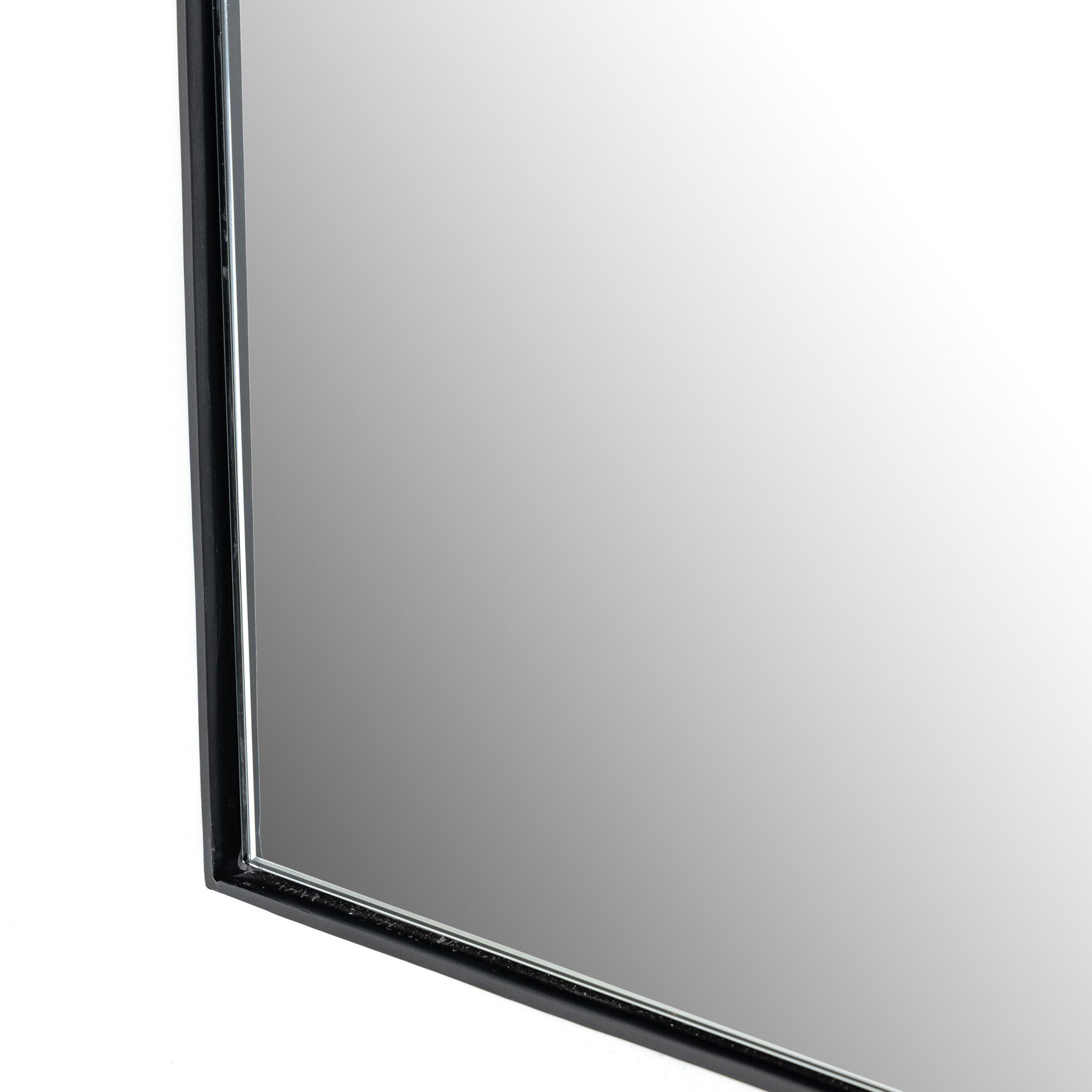 Georgina Wide Mirror, Iron Matte Black
