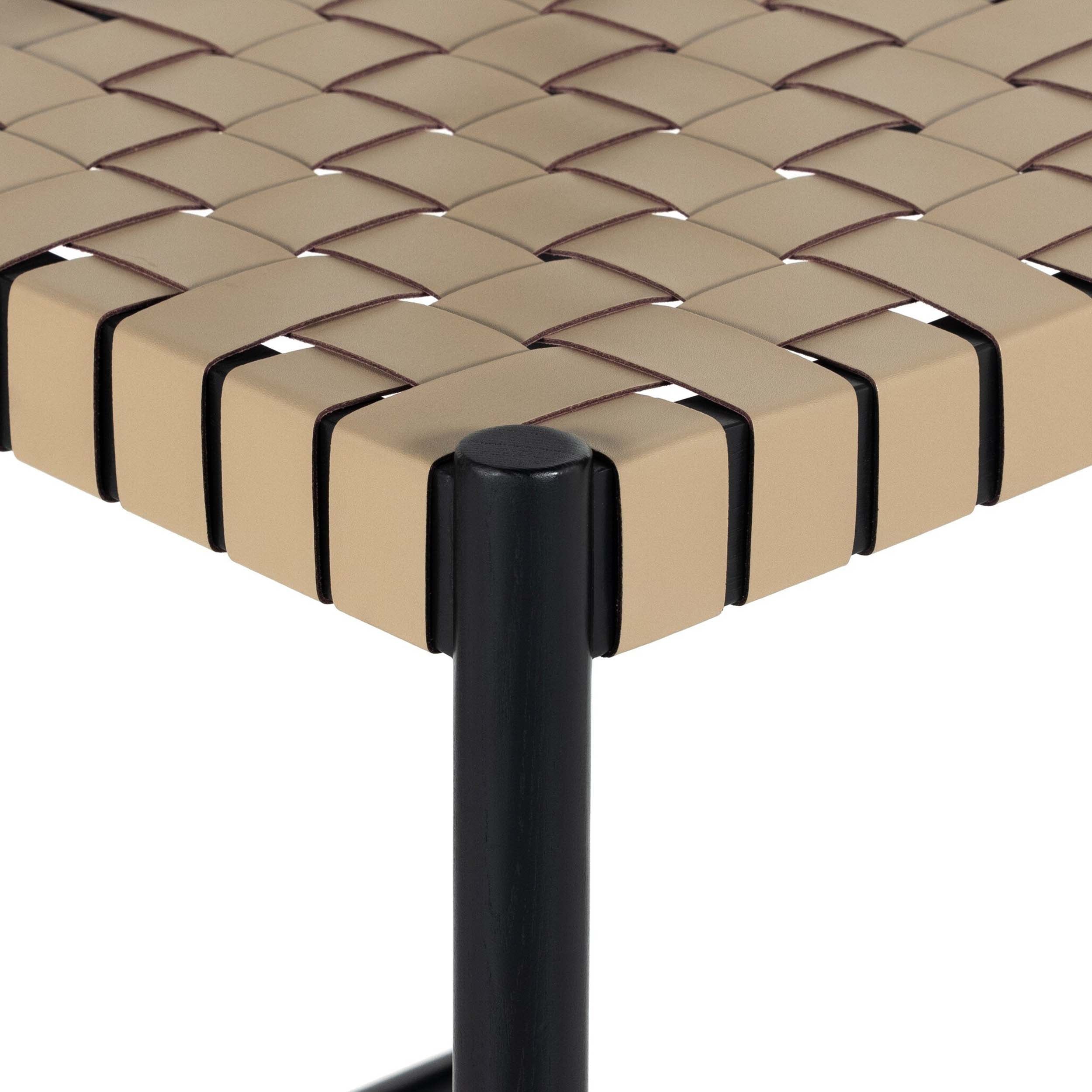 Heisler Bar + Counter Stool, Almond Leather Blend