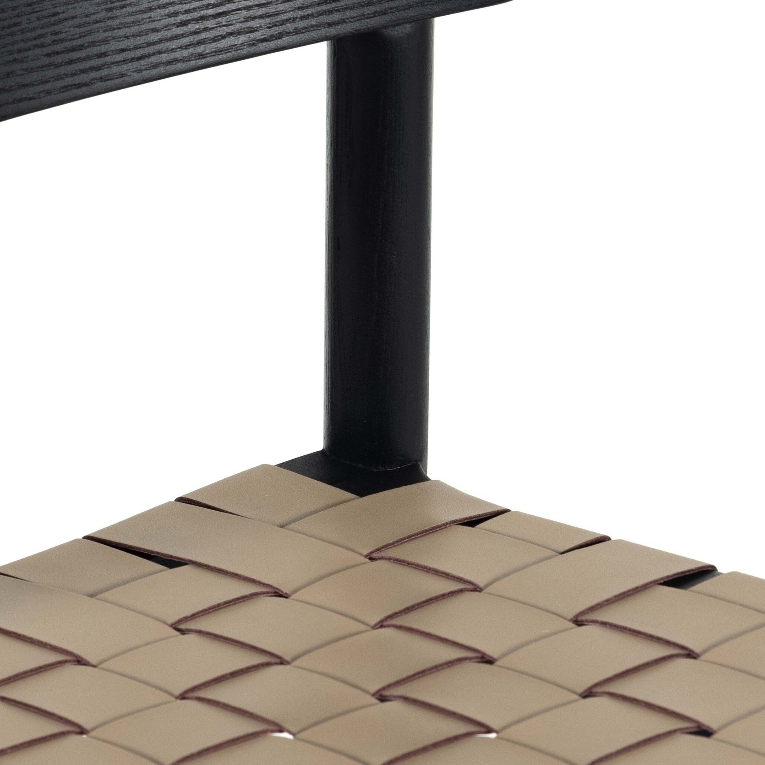 Heisler Bar + Counter Stool, Almond Leather Blend
