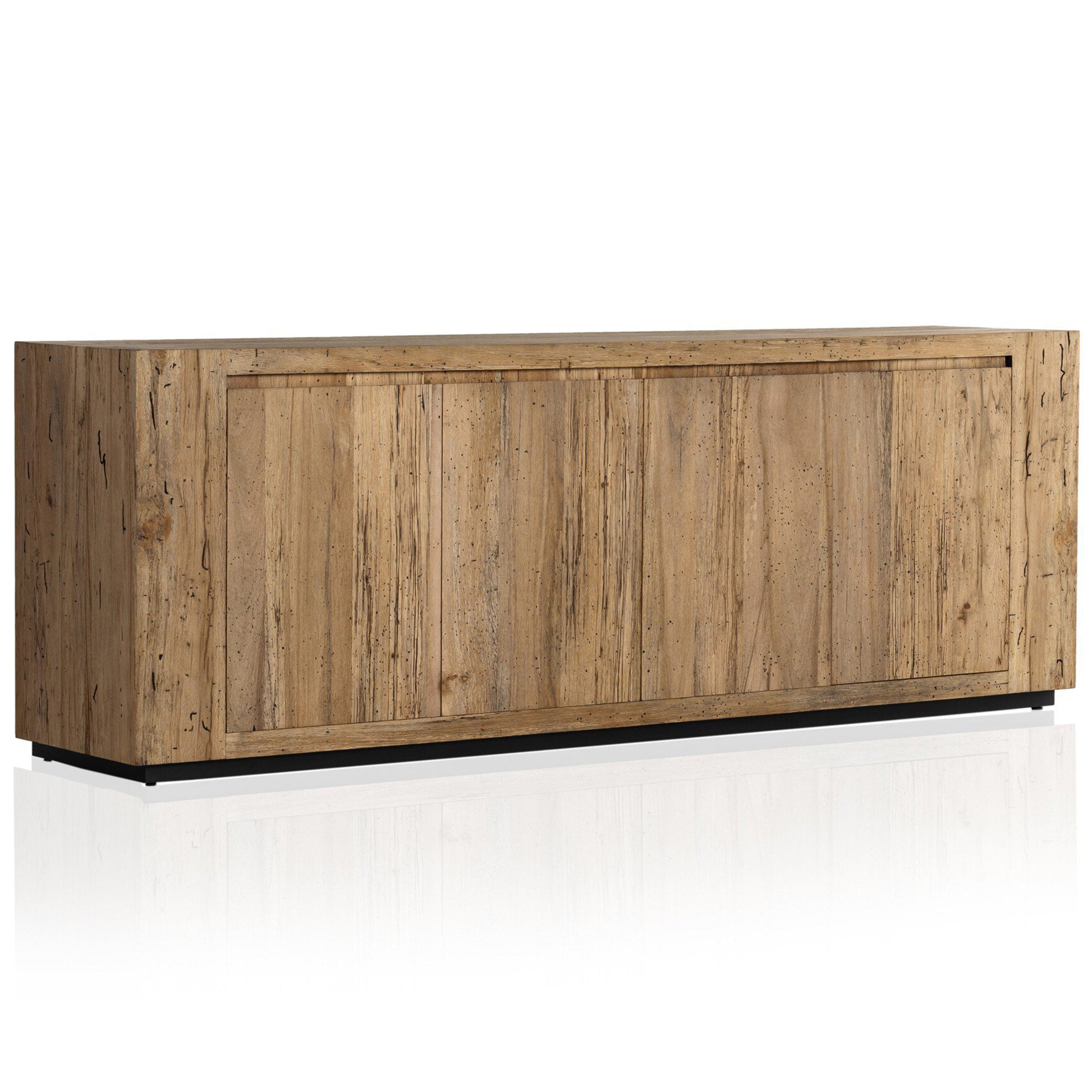 Abaso Sideboard, Rustic Wormwood Oak