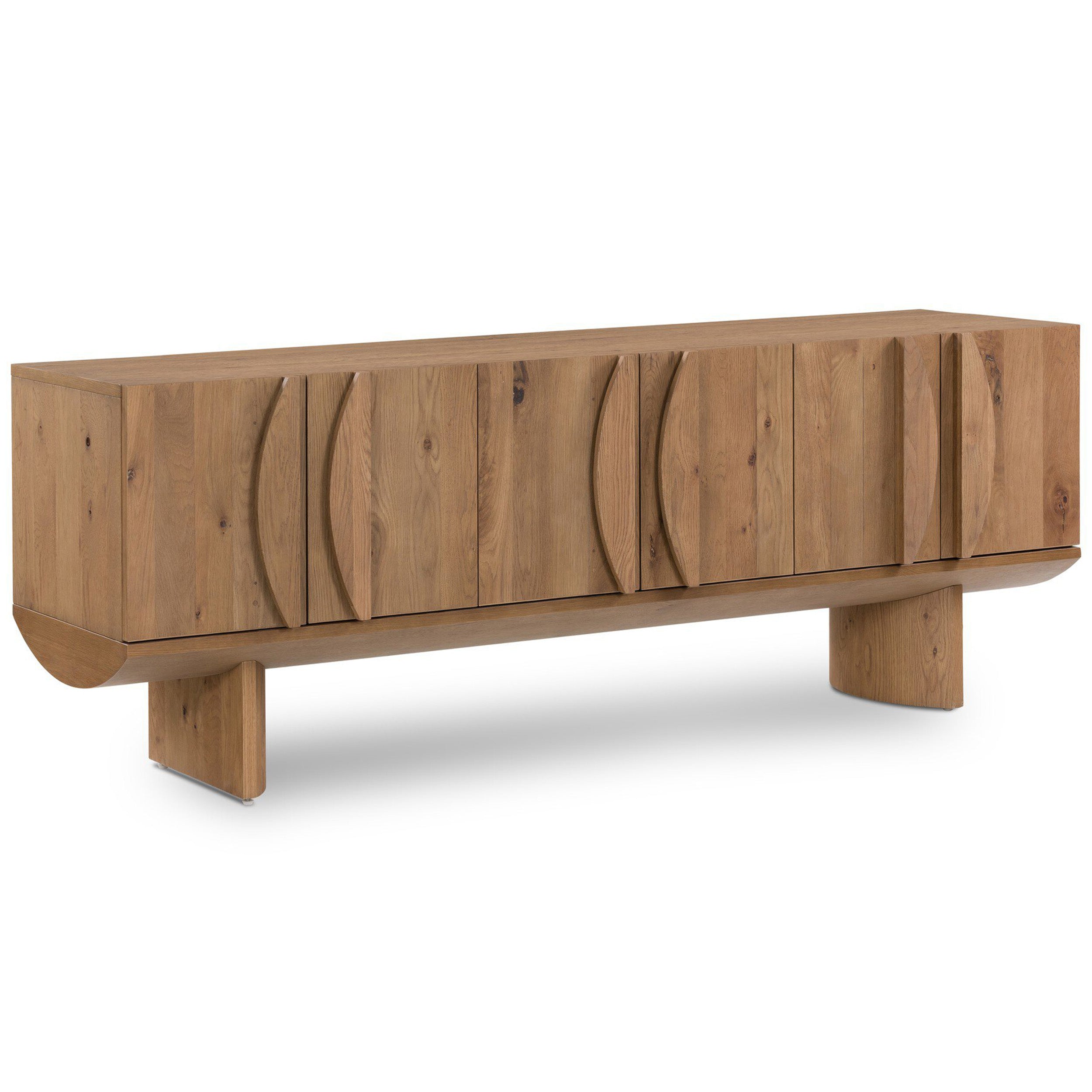Pickford Media Console, Thick oak veneer