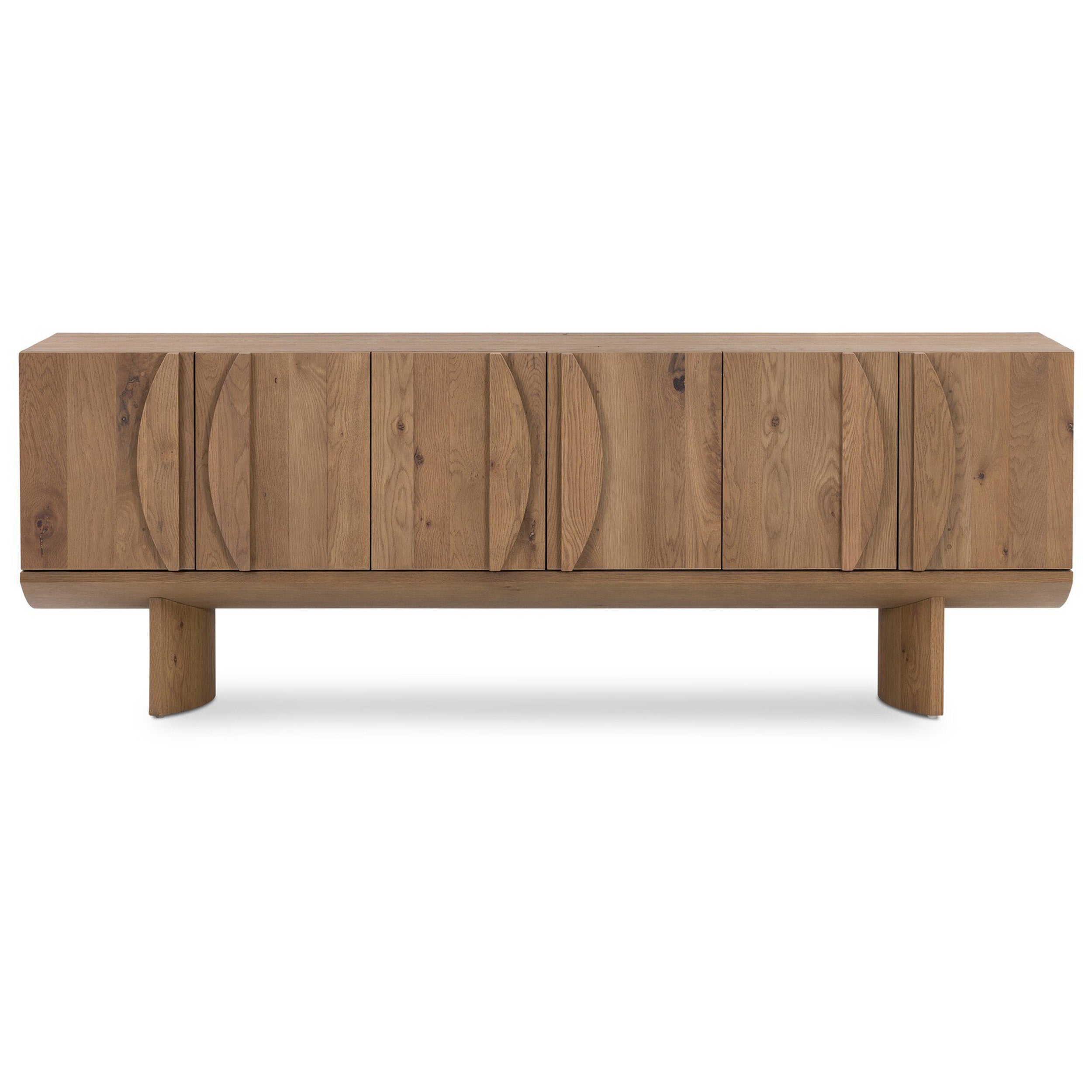 Pickford Media Console, Thick oak veneer