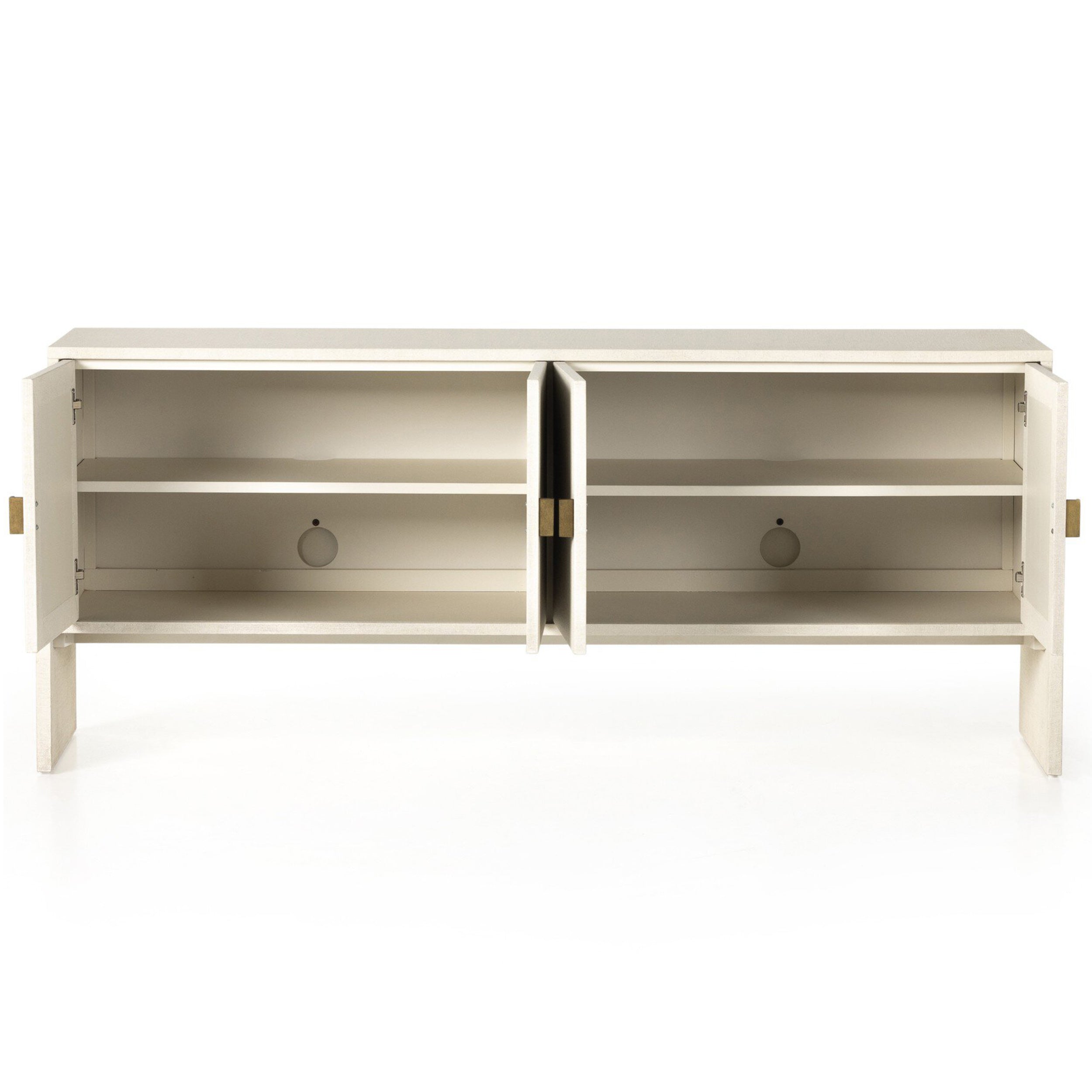 Cressida Sideboard, Ivory Painted Linen
