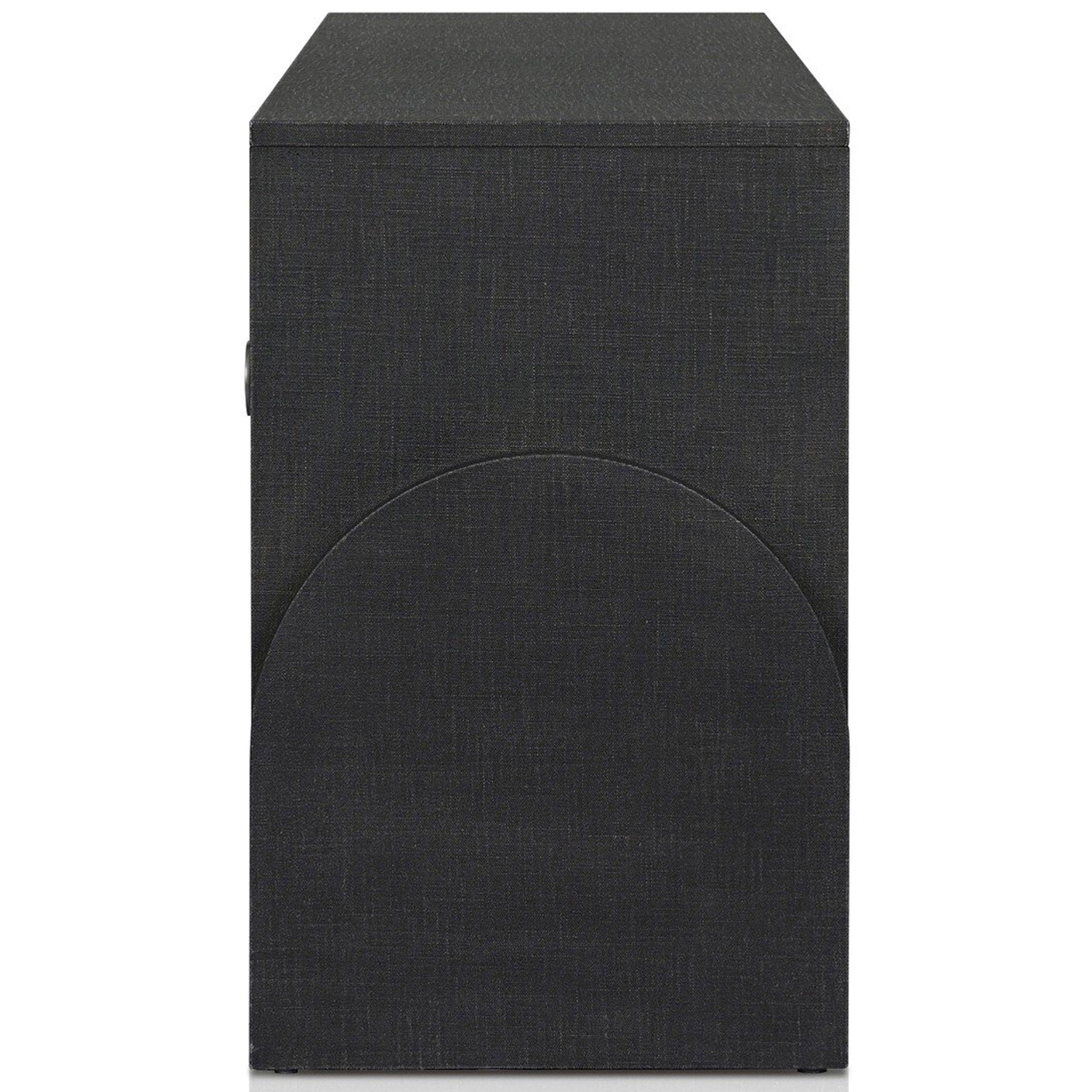 Cressida Sideboard, Black Linen