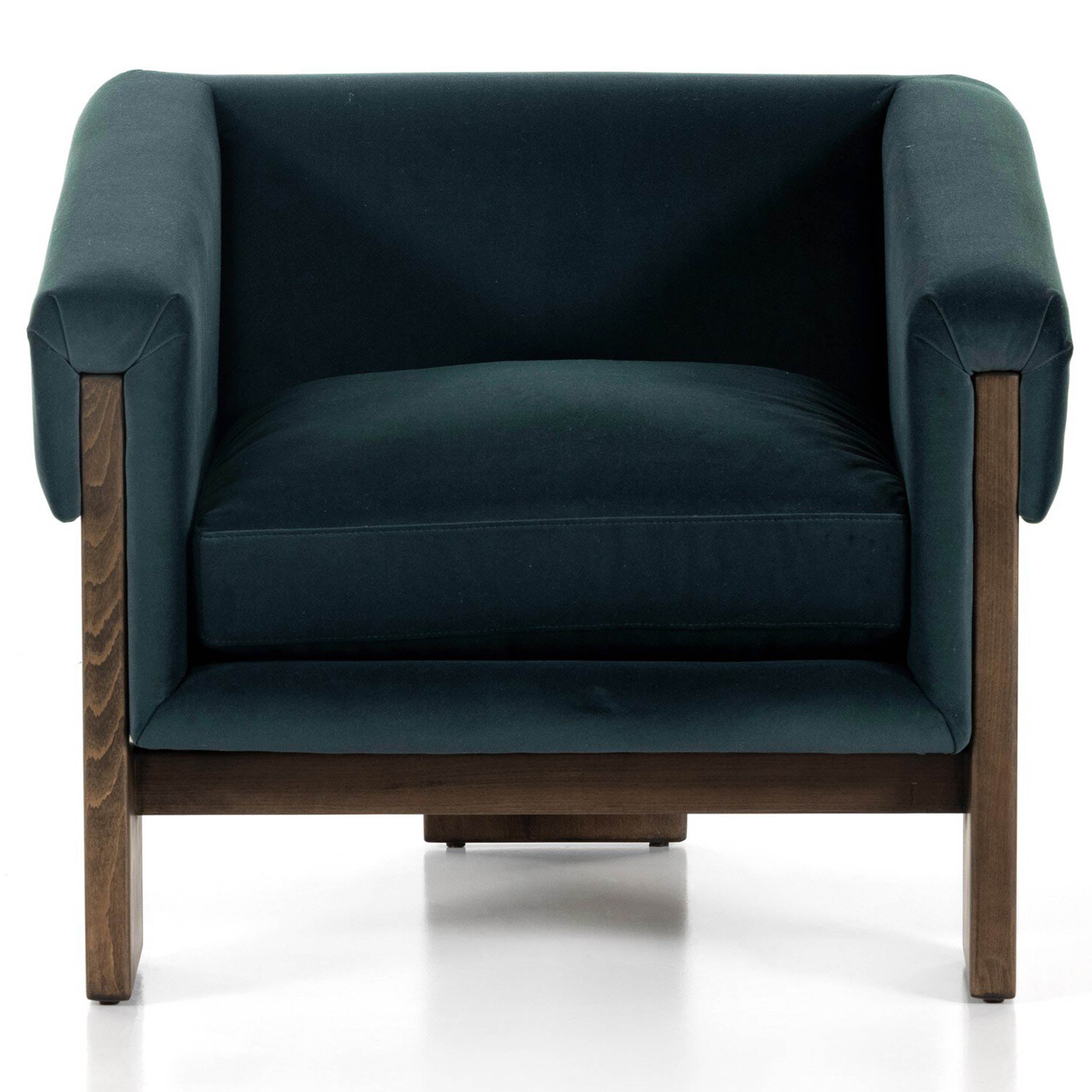 Cairo Chair, Modern Velvet Smoke