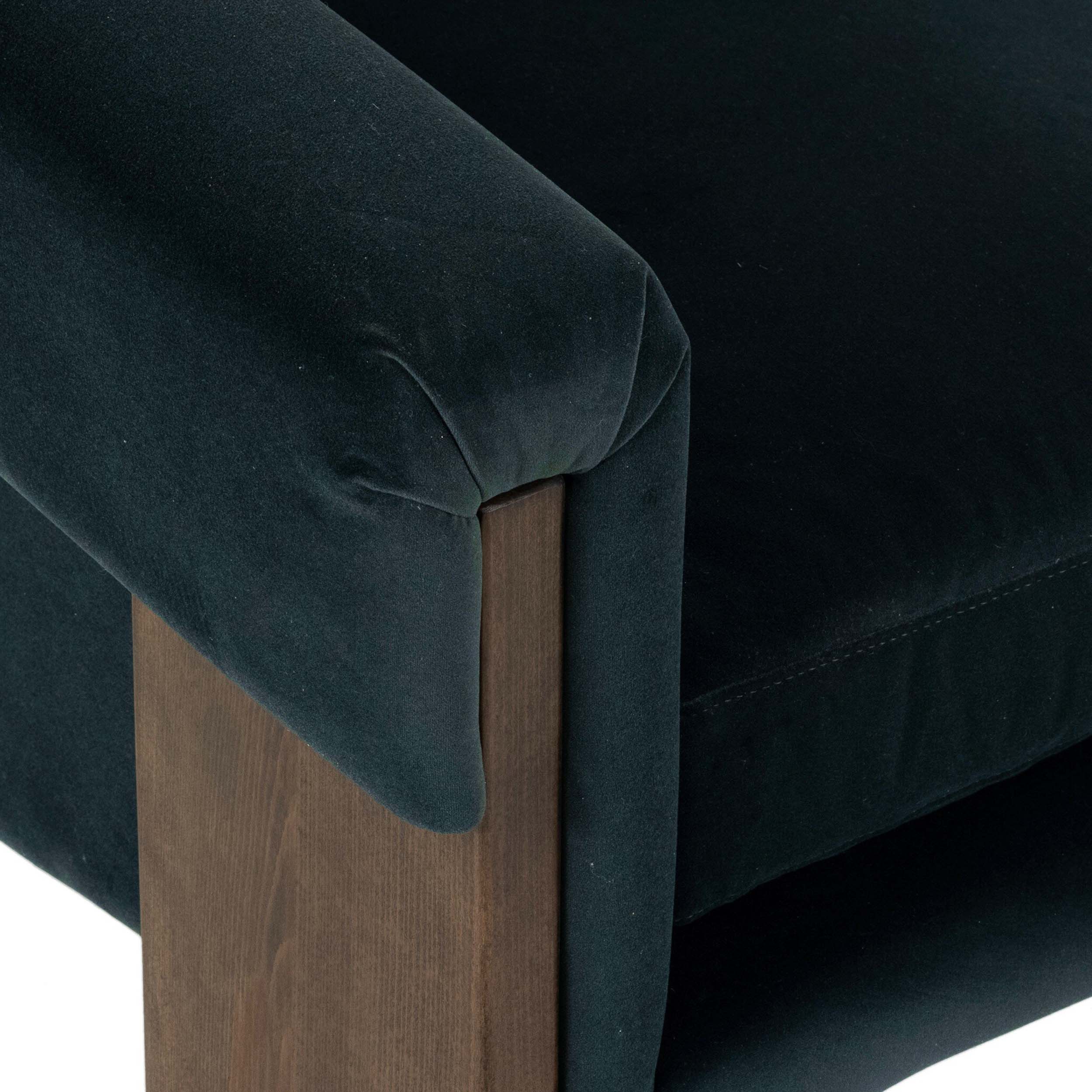 Cairo Chair, Modern Velvet Smoke