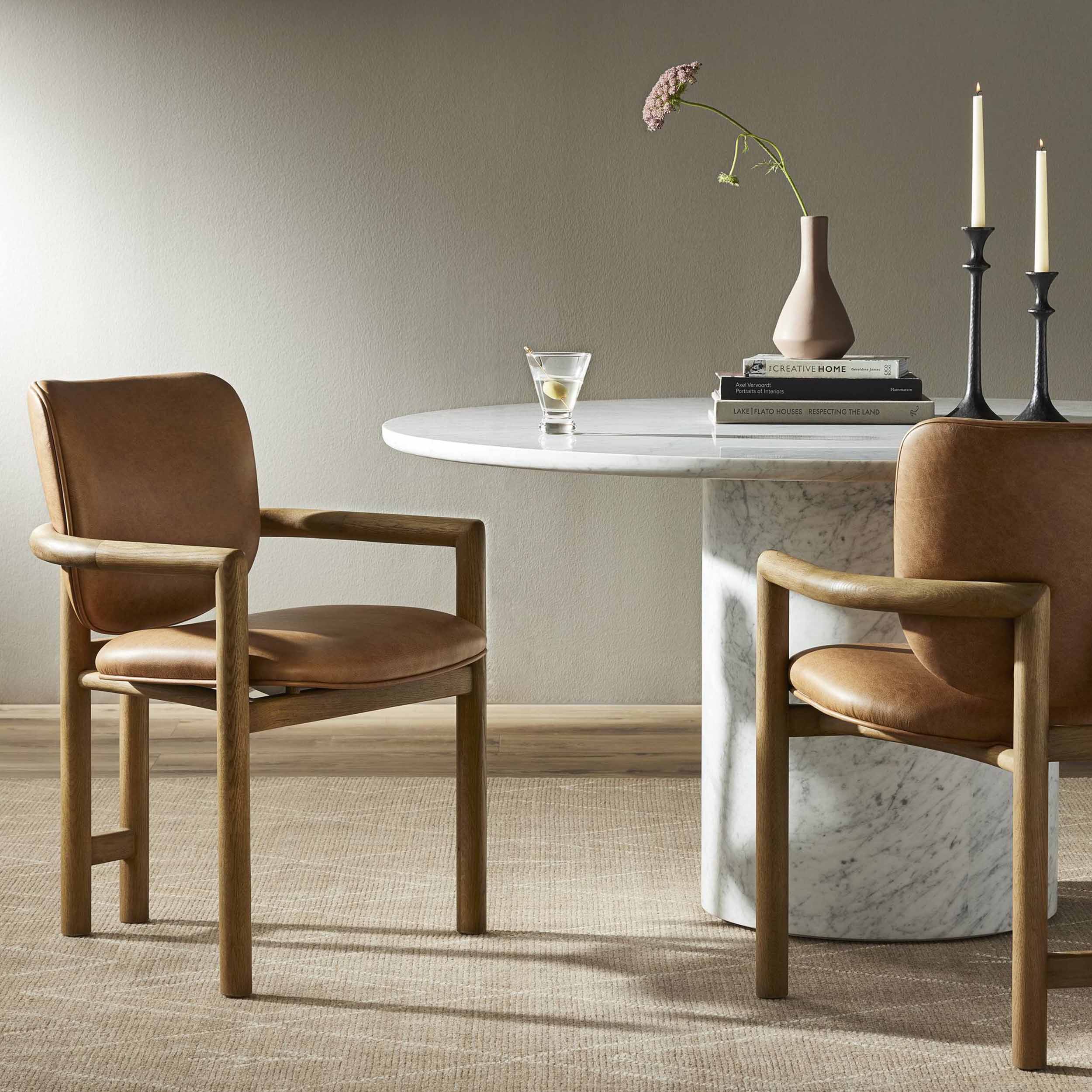 Madeira Dining Chair, Chaps Saddle