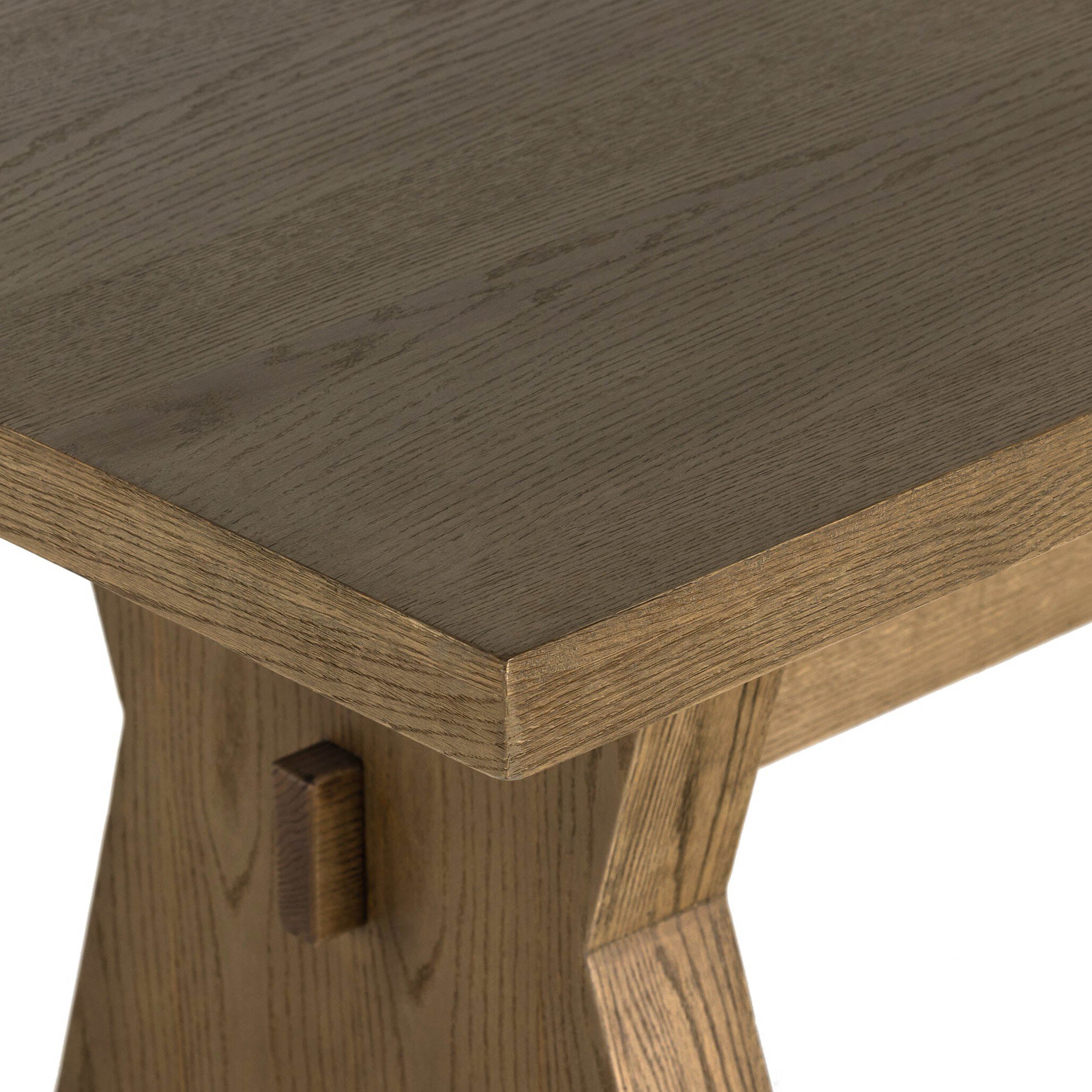 Tia Dining Table, Drifted Oak Veneer