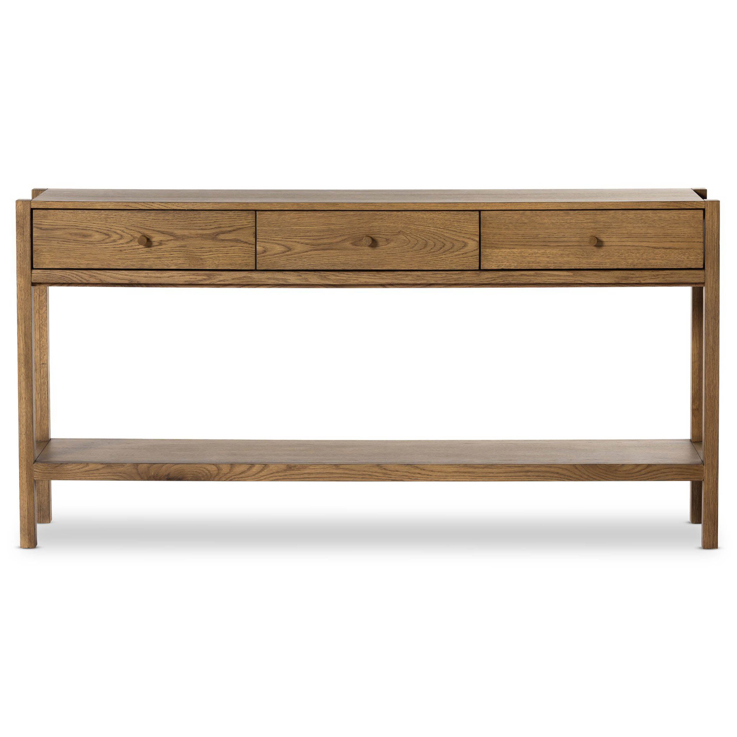 Meadow Console Table, Tawny Oak Veneer