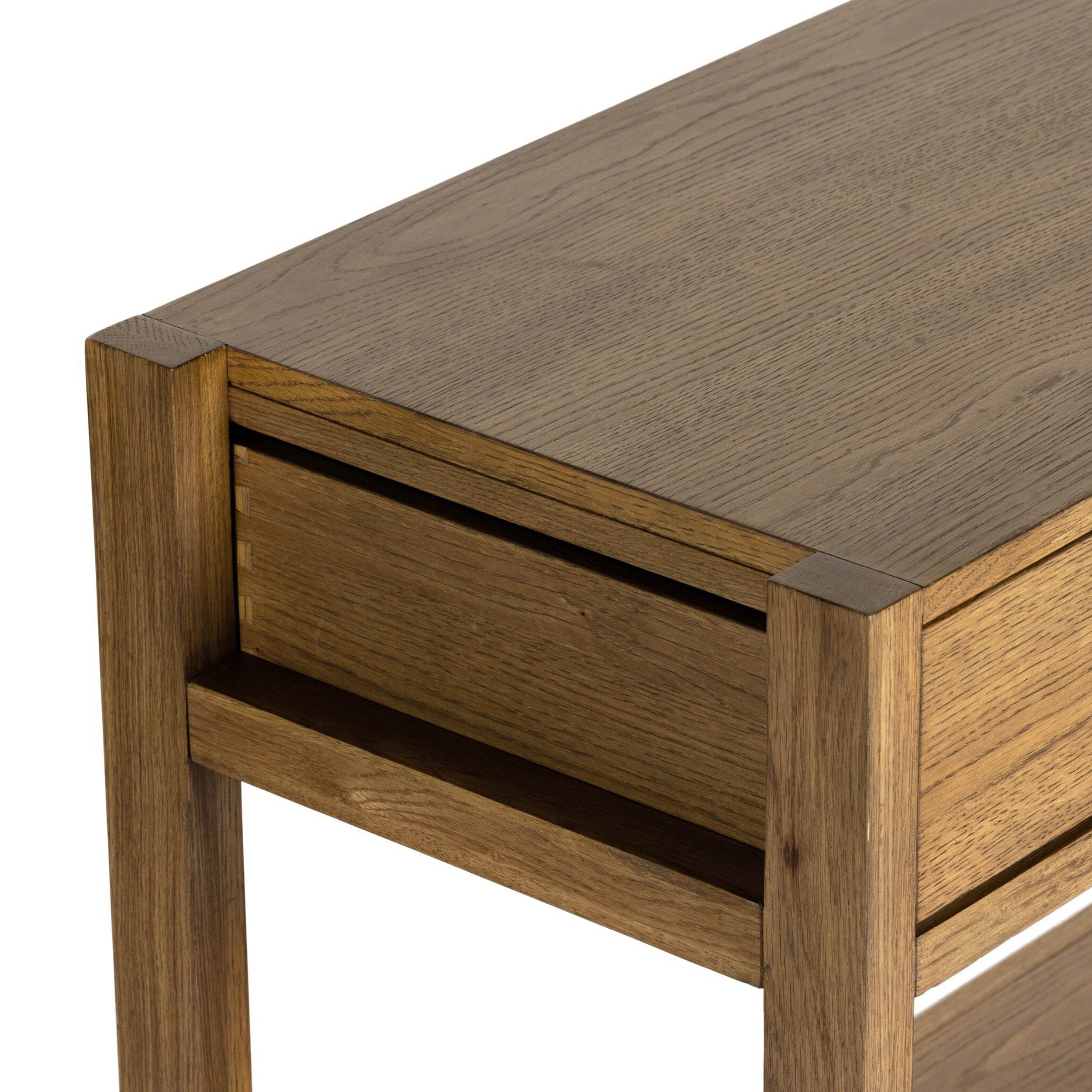 Meadow Console Table, Tawny Oak Veneer