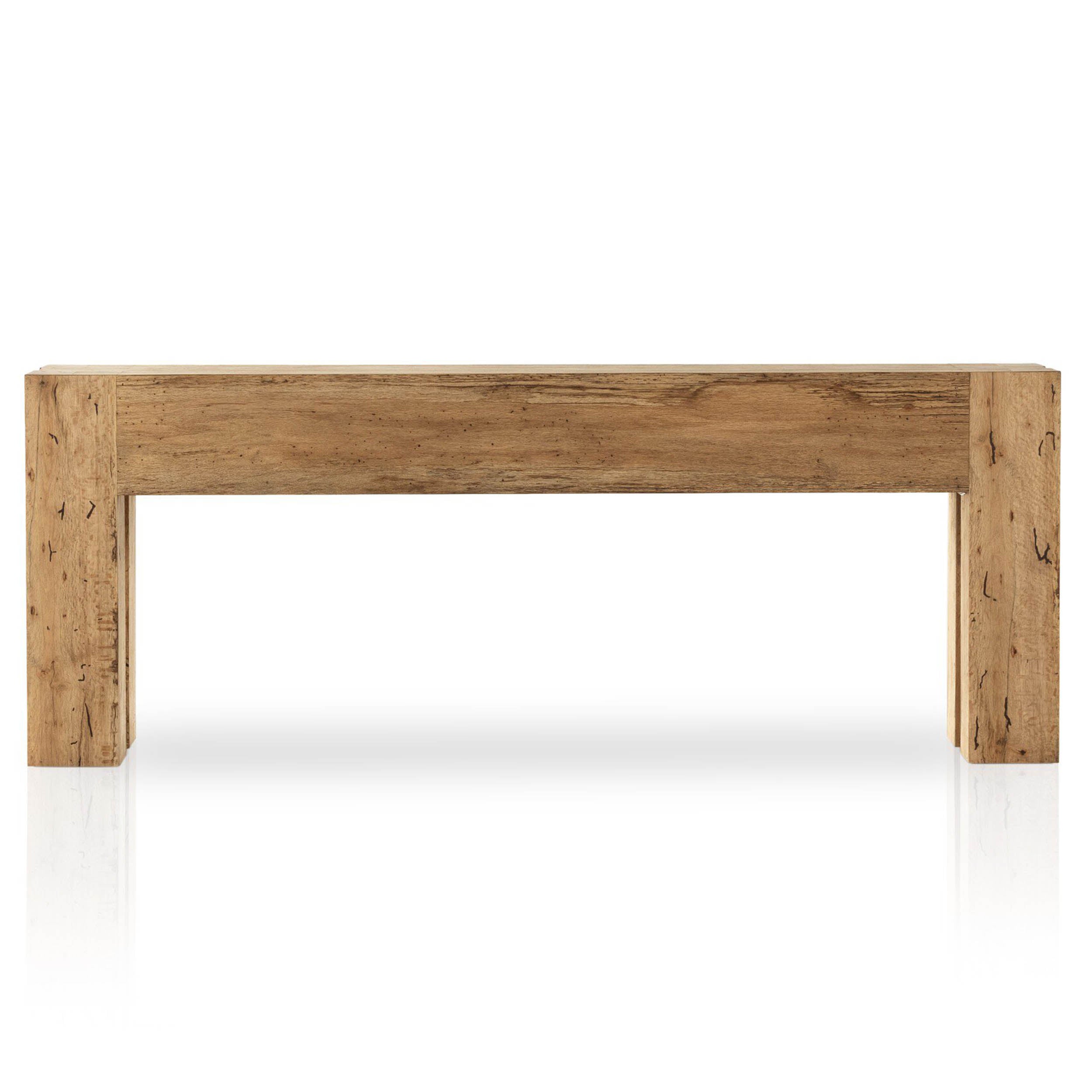 Abaso Console Table, Rustic Ash Oyster
