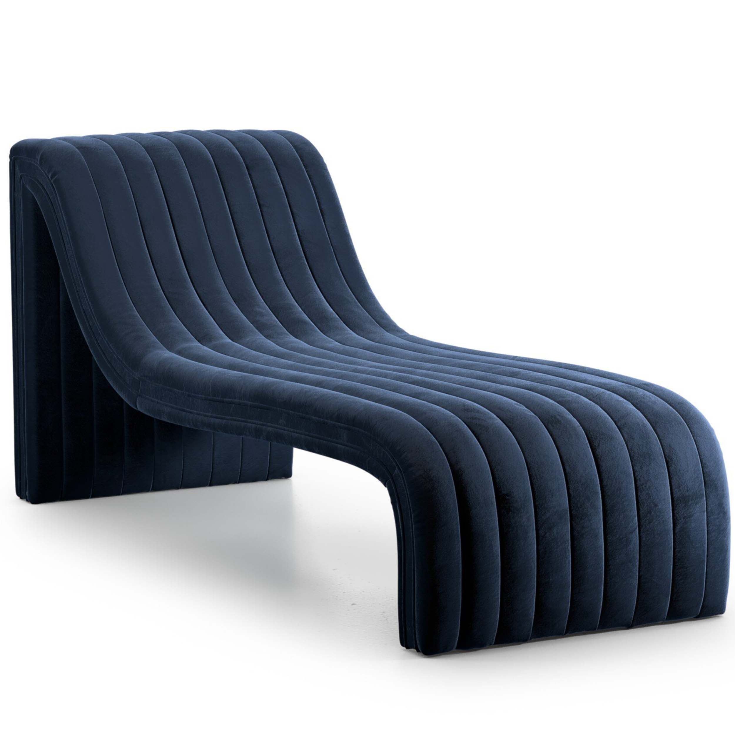 Augustine Chaise Lounge, Sapphire Navy