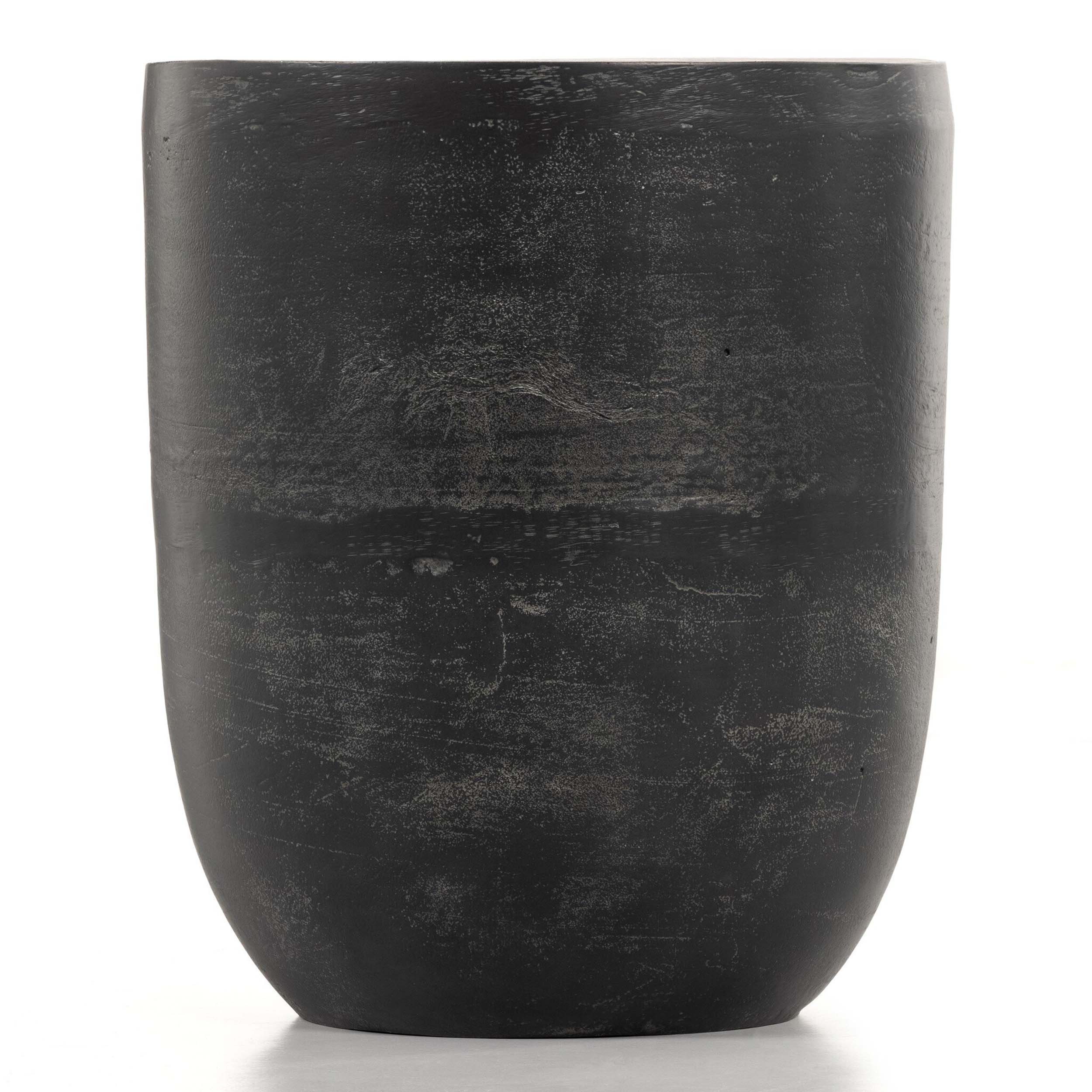 Basil Outdoor Drink Table, Aged Grey