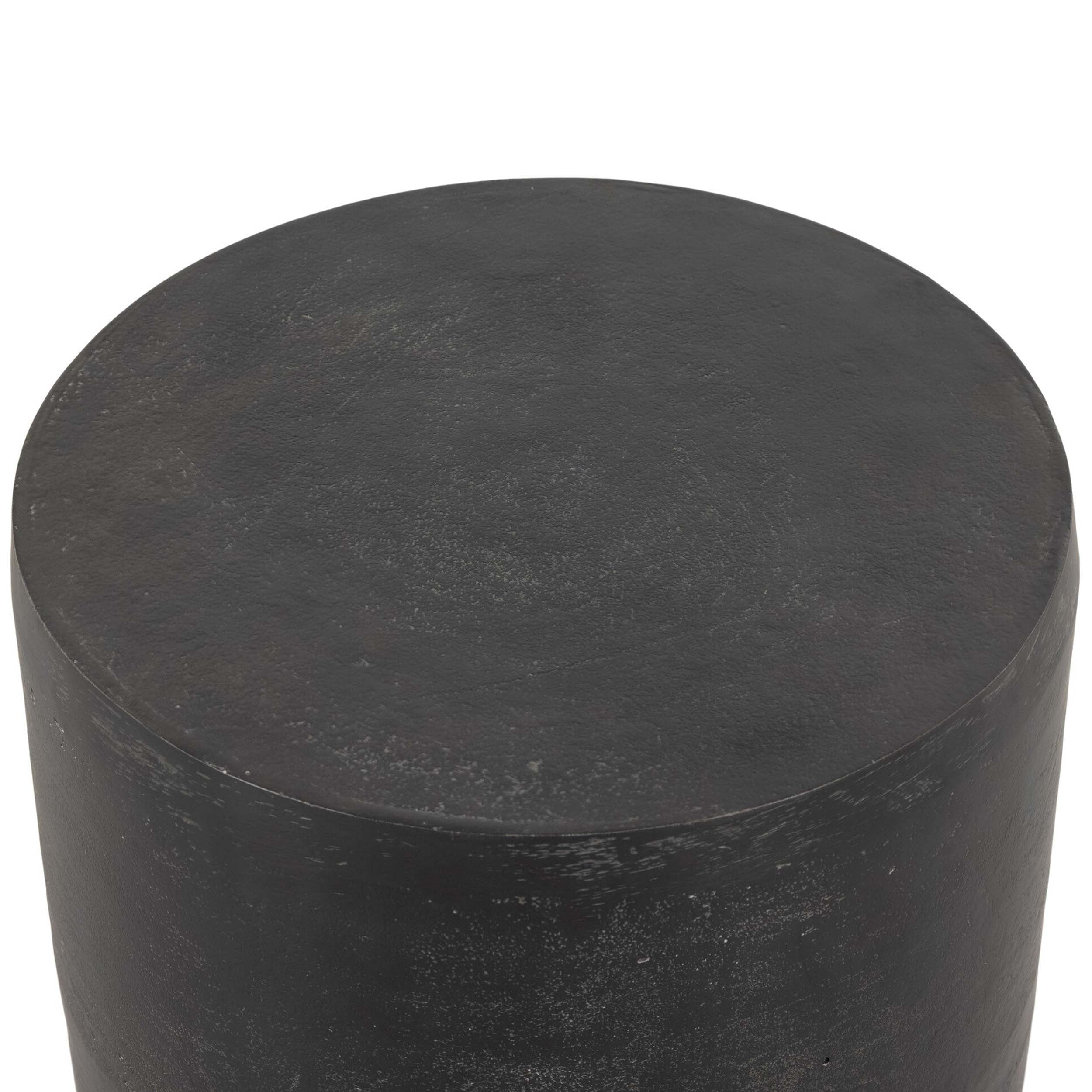 Basil Outdoor Drink Table, Aged Grey