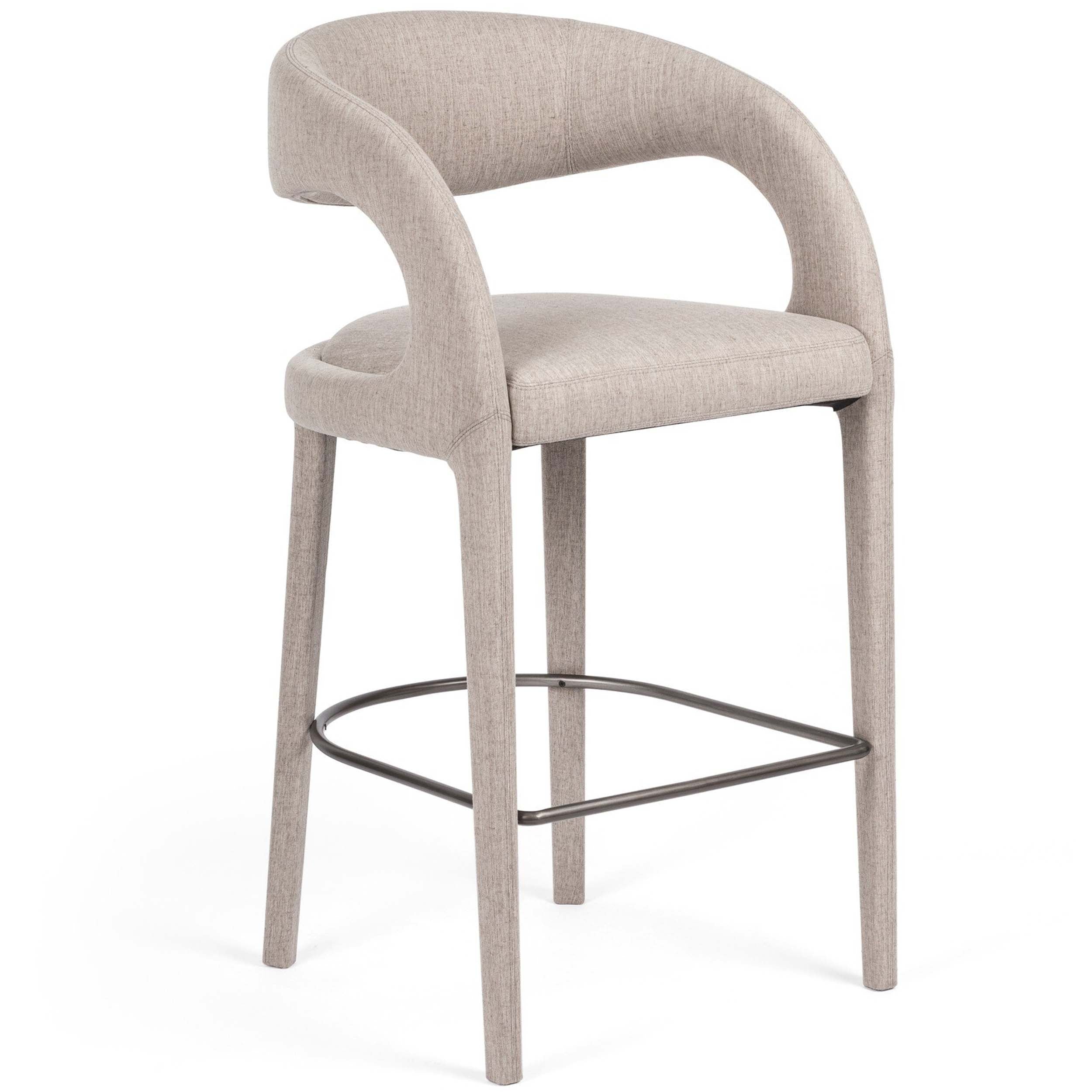 Hawkins Bar + Counter Stool, Savile Flannel