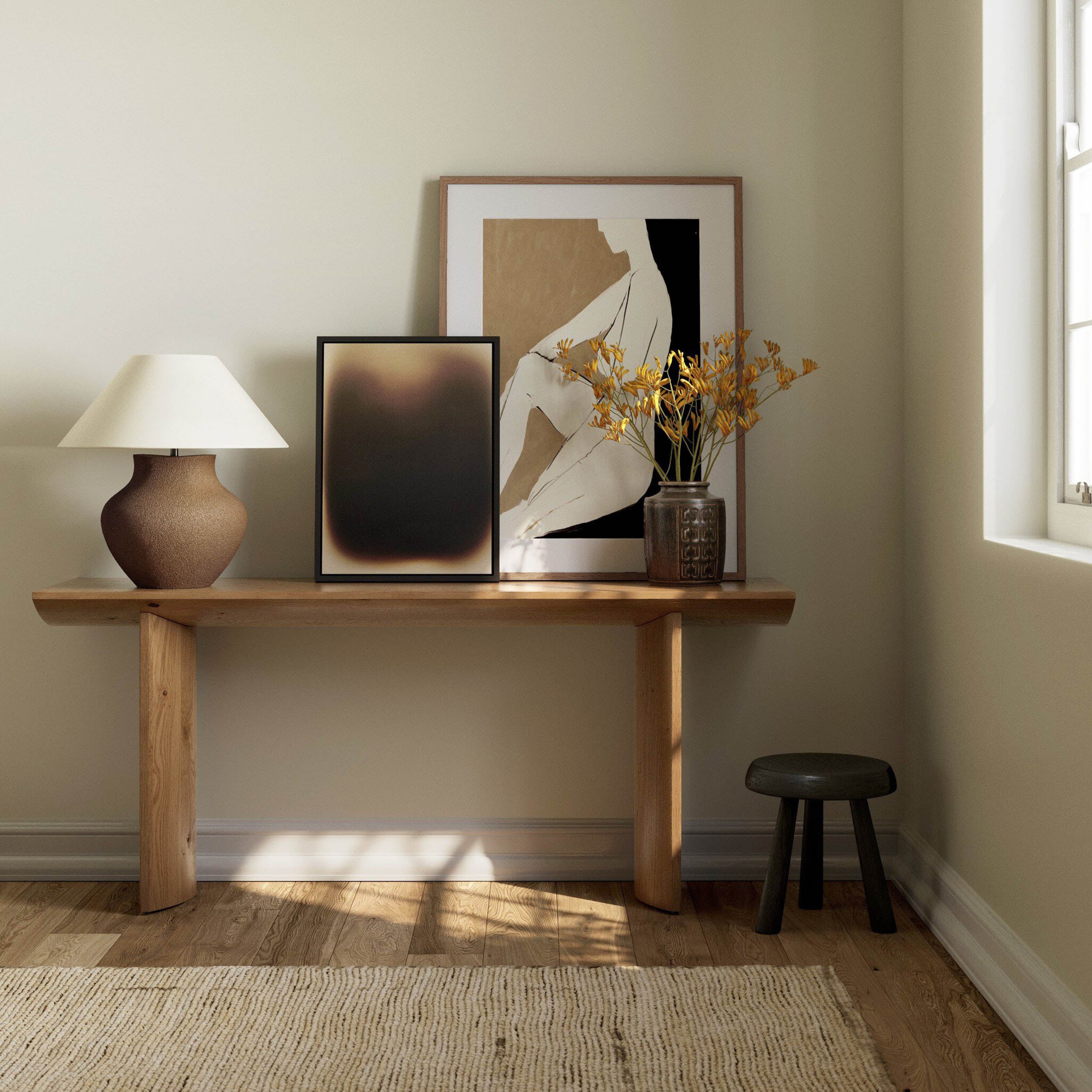 Pickford Console Table, Dusted Oak Veneer
