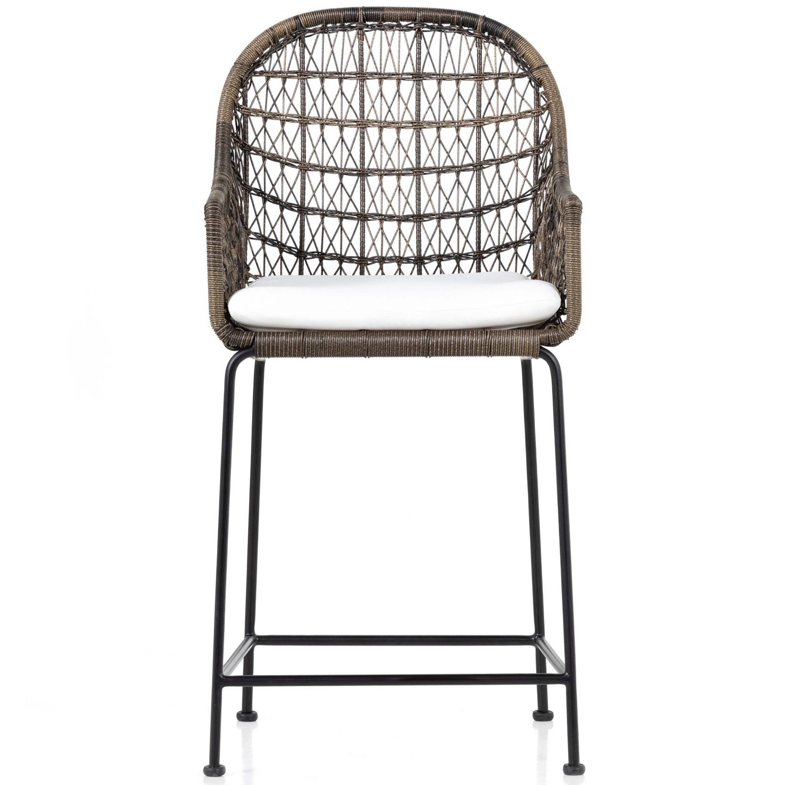 Bandera Outdoor Bar + Counter Stool, Stinson White