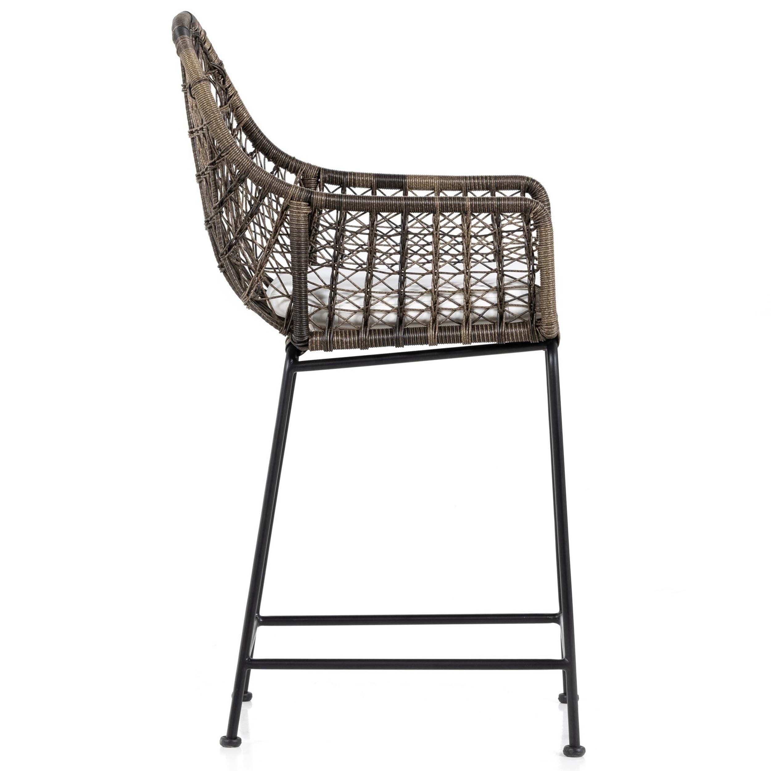 Bandera Outdoor Bar + Counter Stool, Stinson White