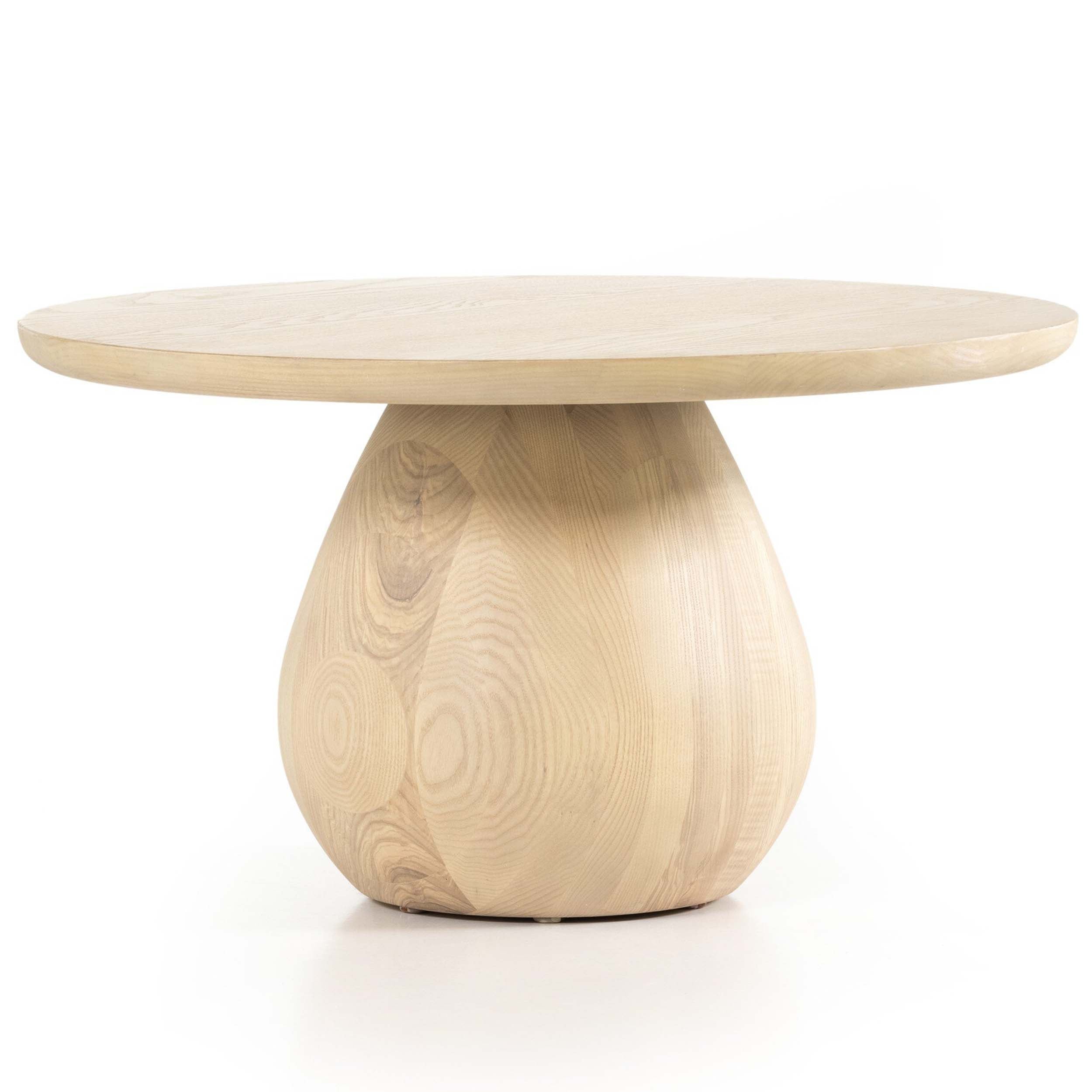 Merla Wood Bunching Table, Light Natural Ash Veneer