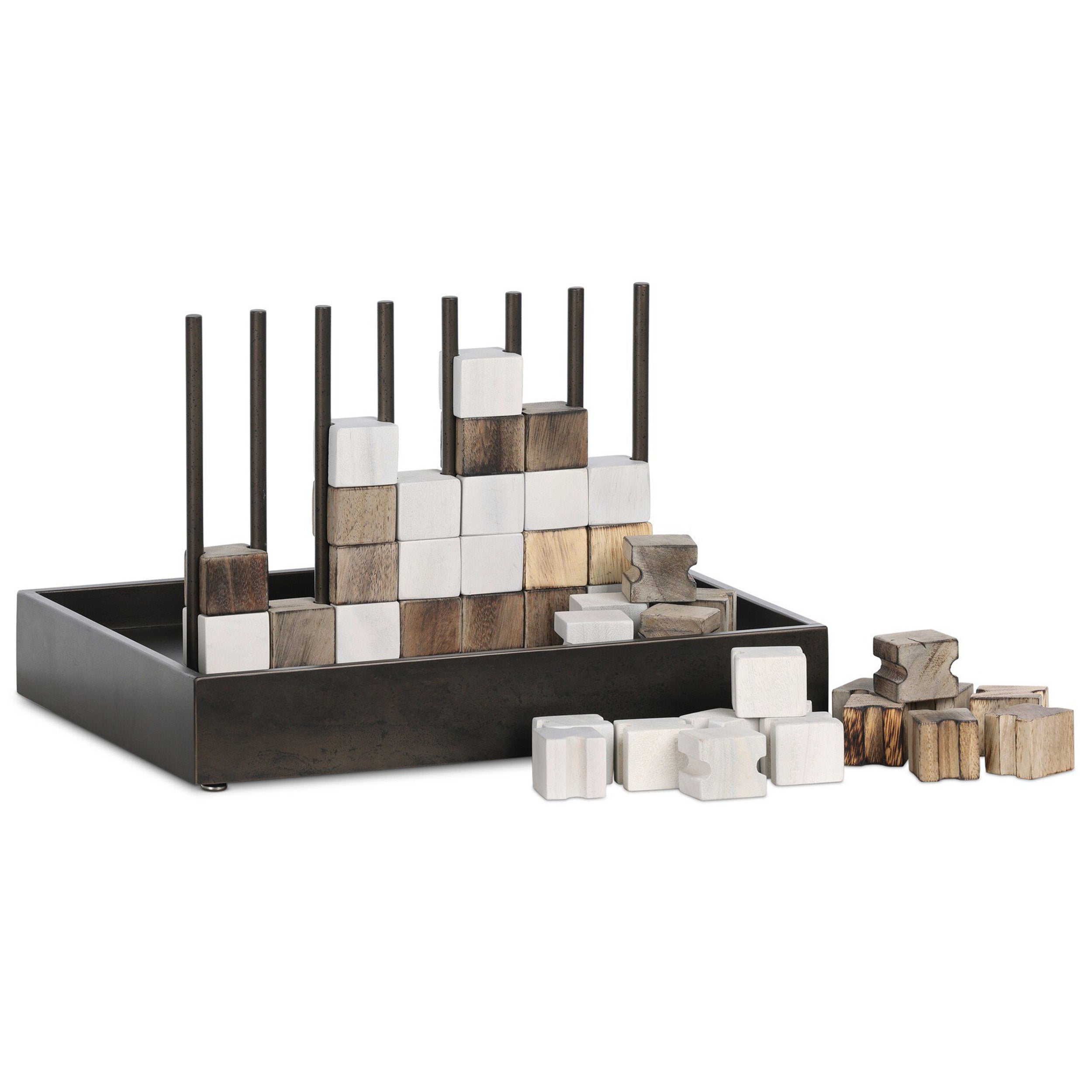 Four In A Row, Aged Grey, Ivory