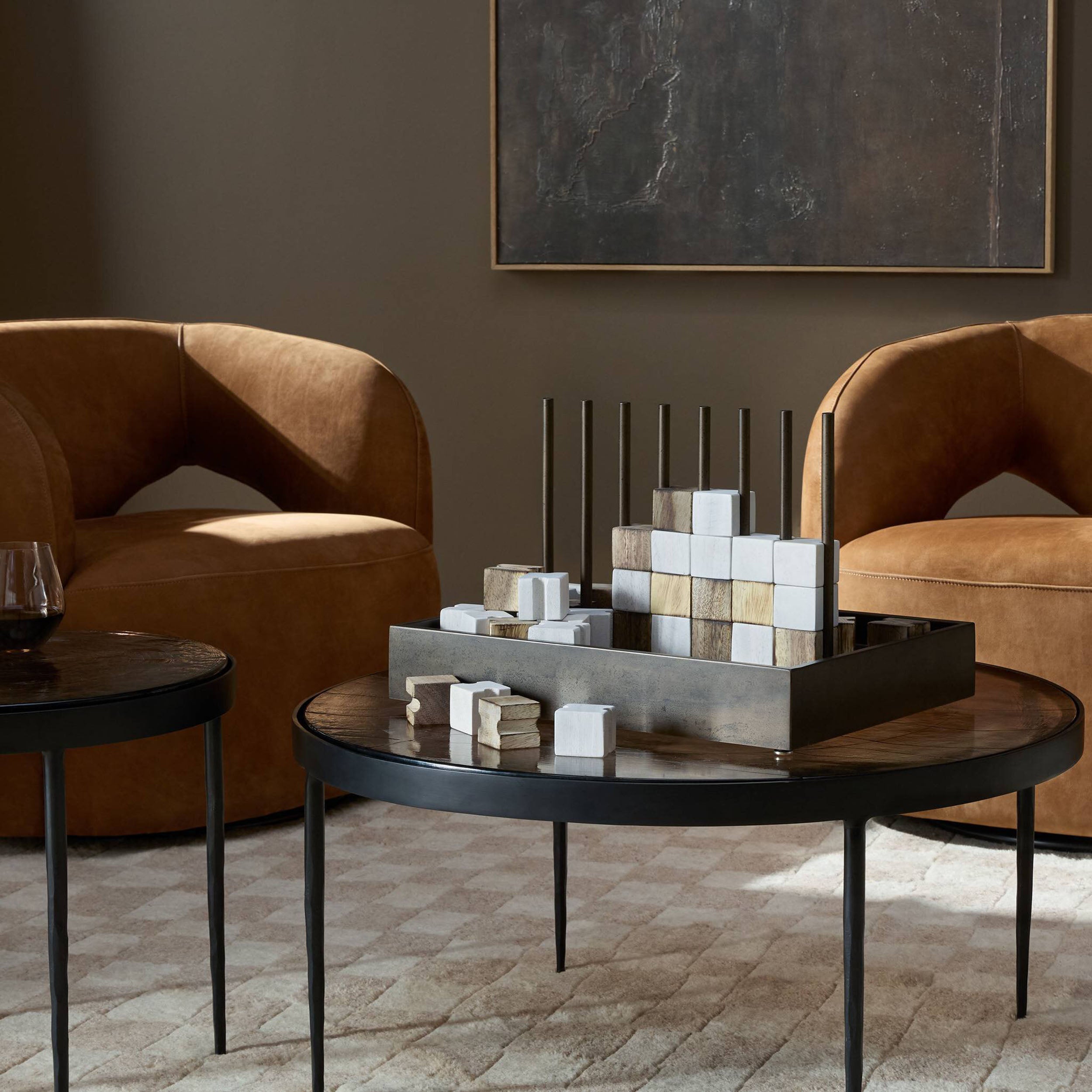 Four In A Row, Aged Grey, Ivory