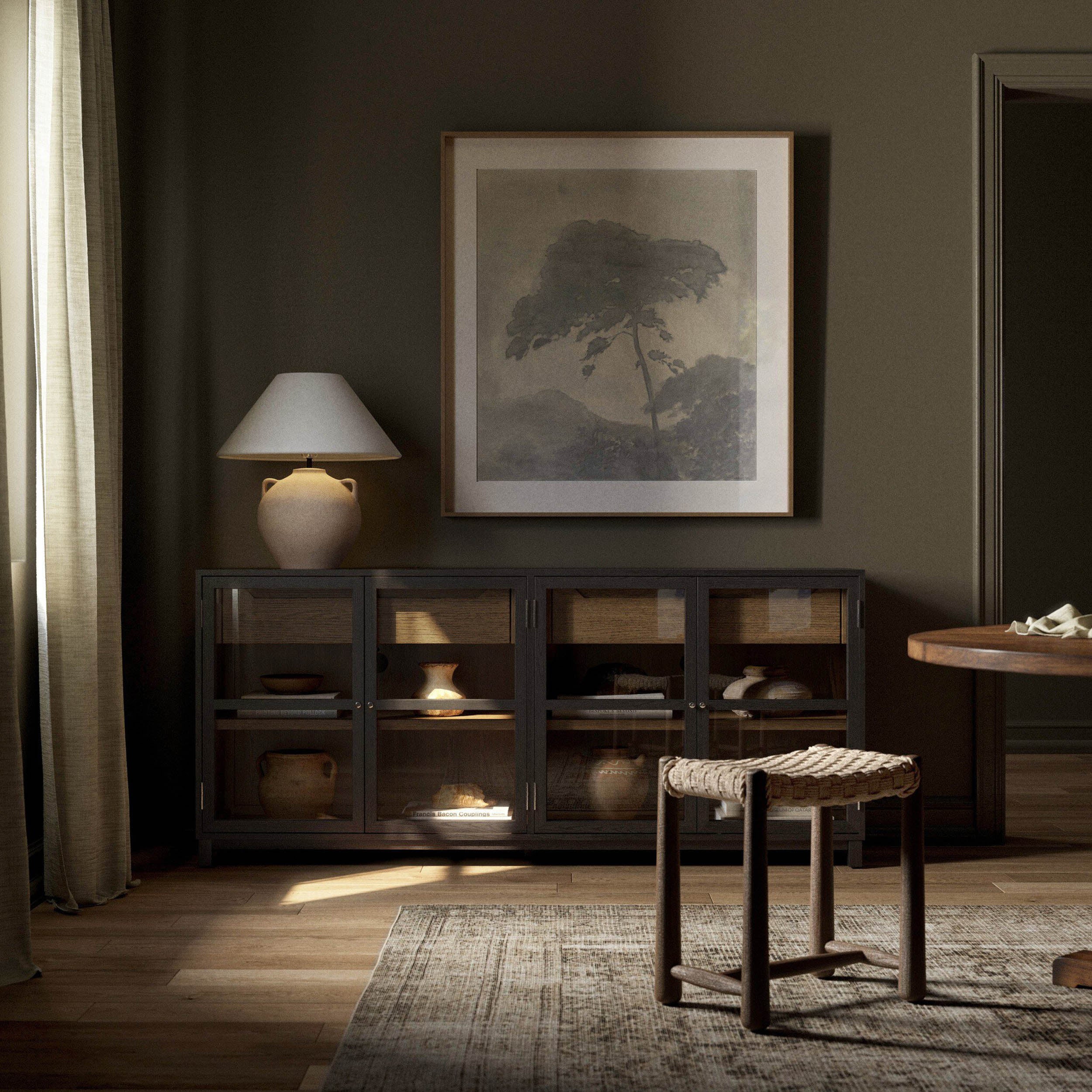 Millie Large Sideboard, Drifted Oak Solid