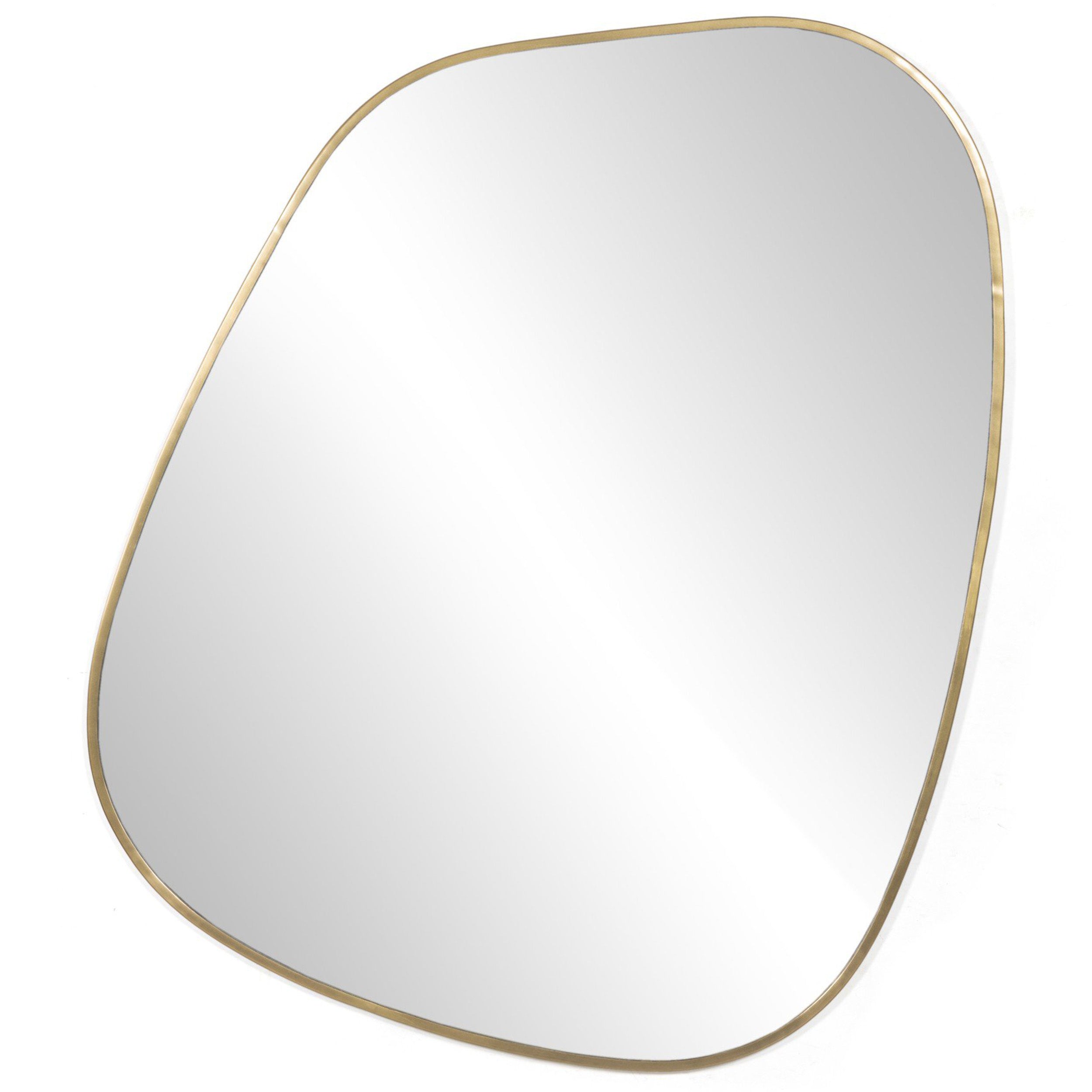 Nova Mirror, Antique Brass Iron