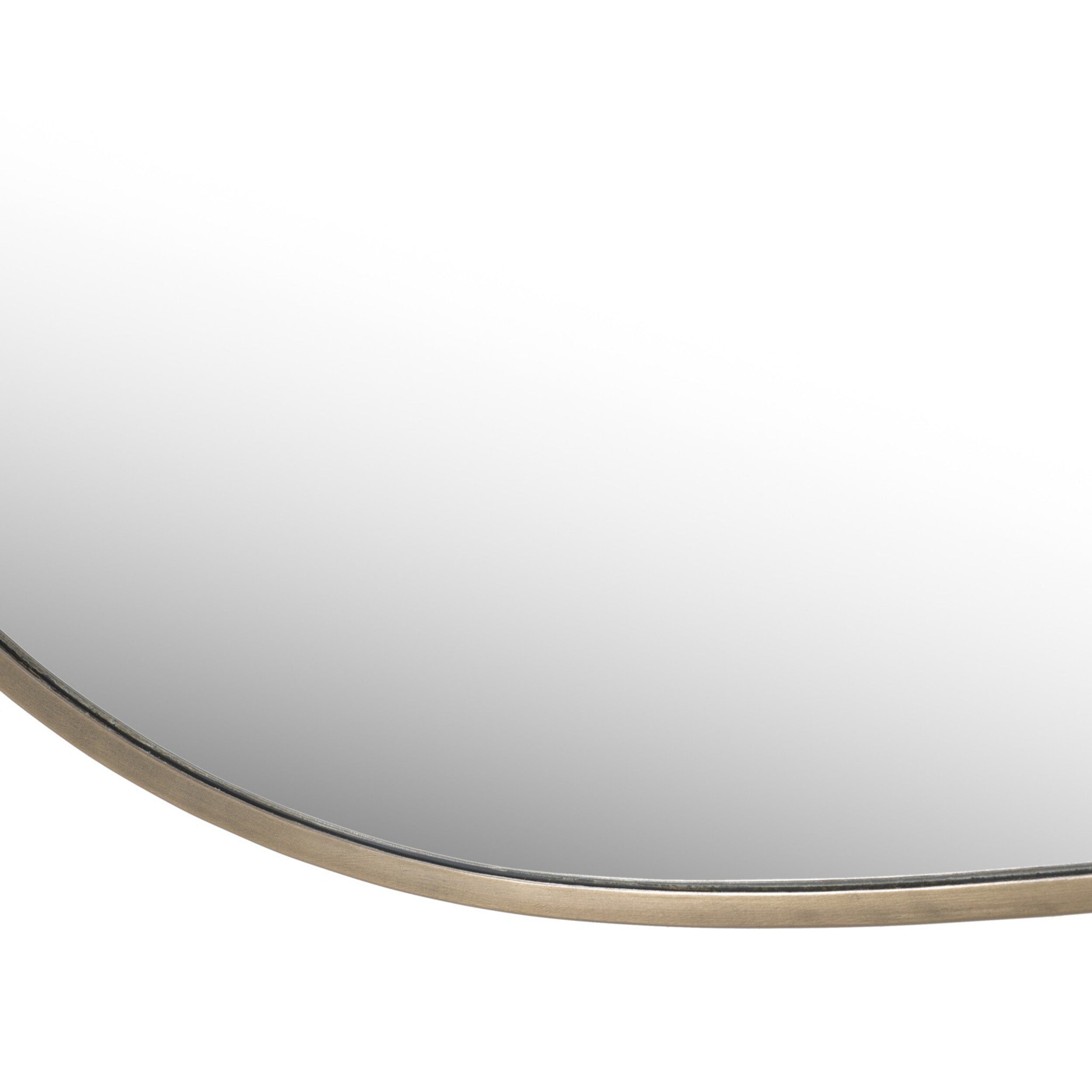 Nova Mirror, Antique Brass Iron