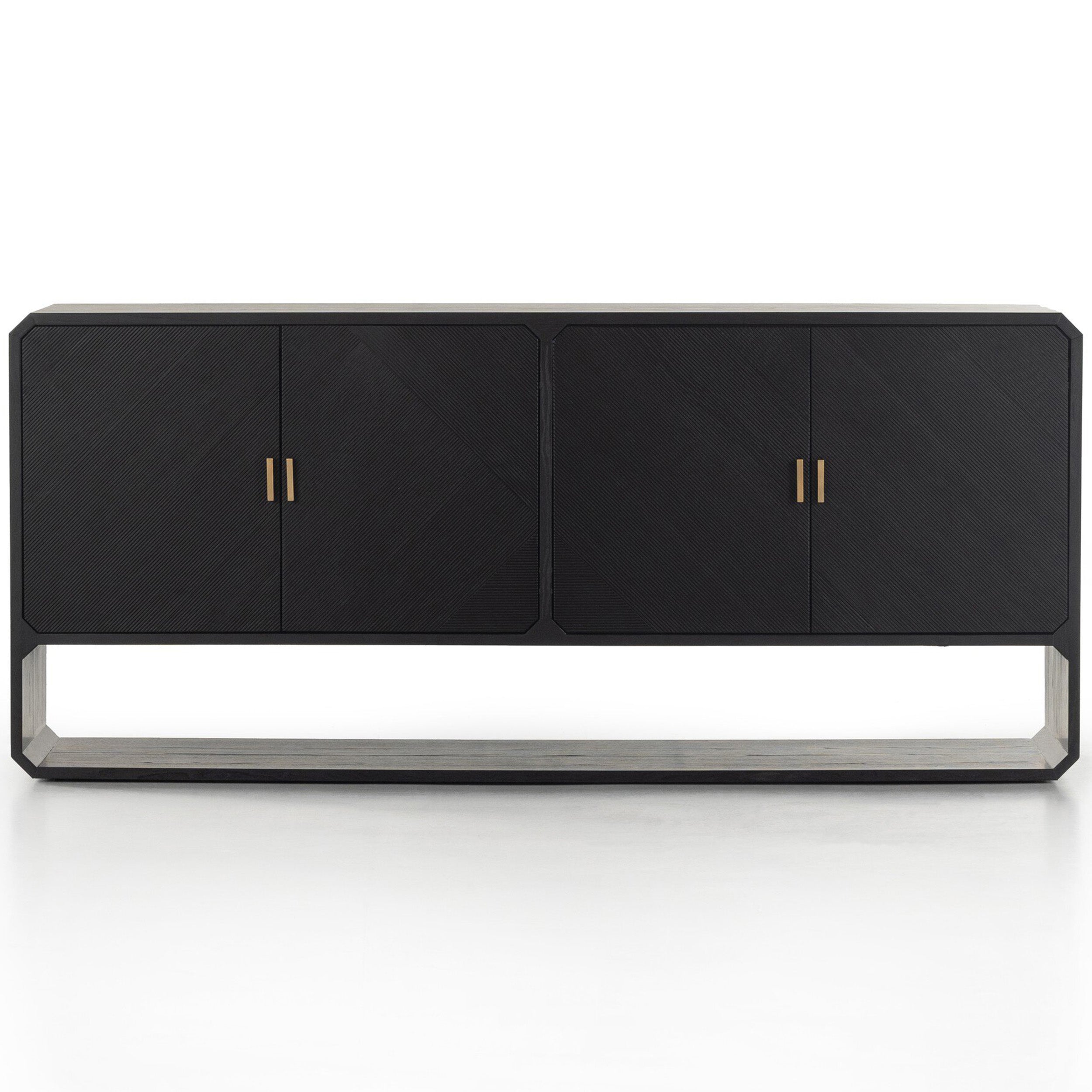 Caspian Sideboard, Black Ash Veneer