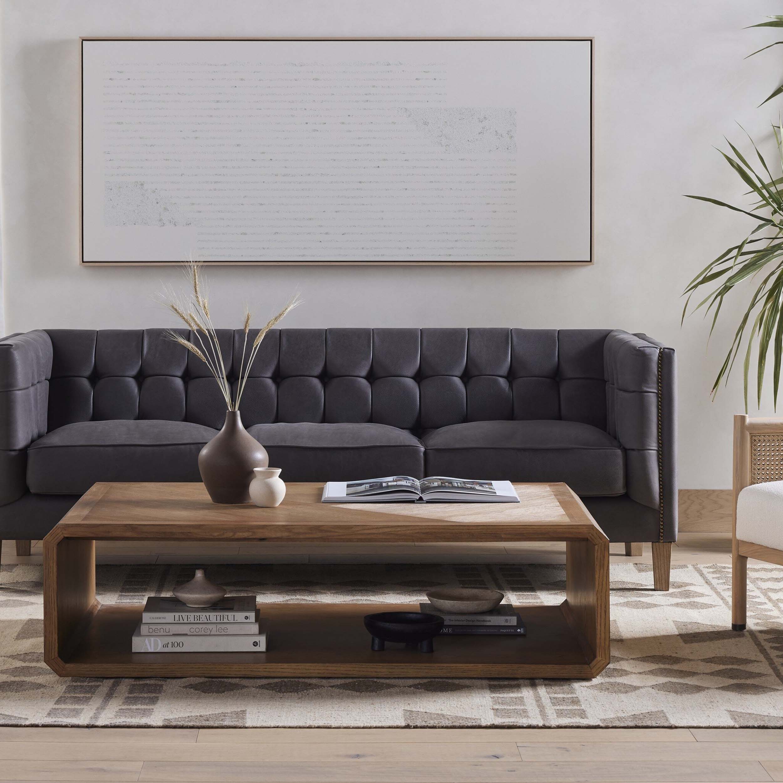 Caspian Coffee Table, Natural Ash