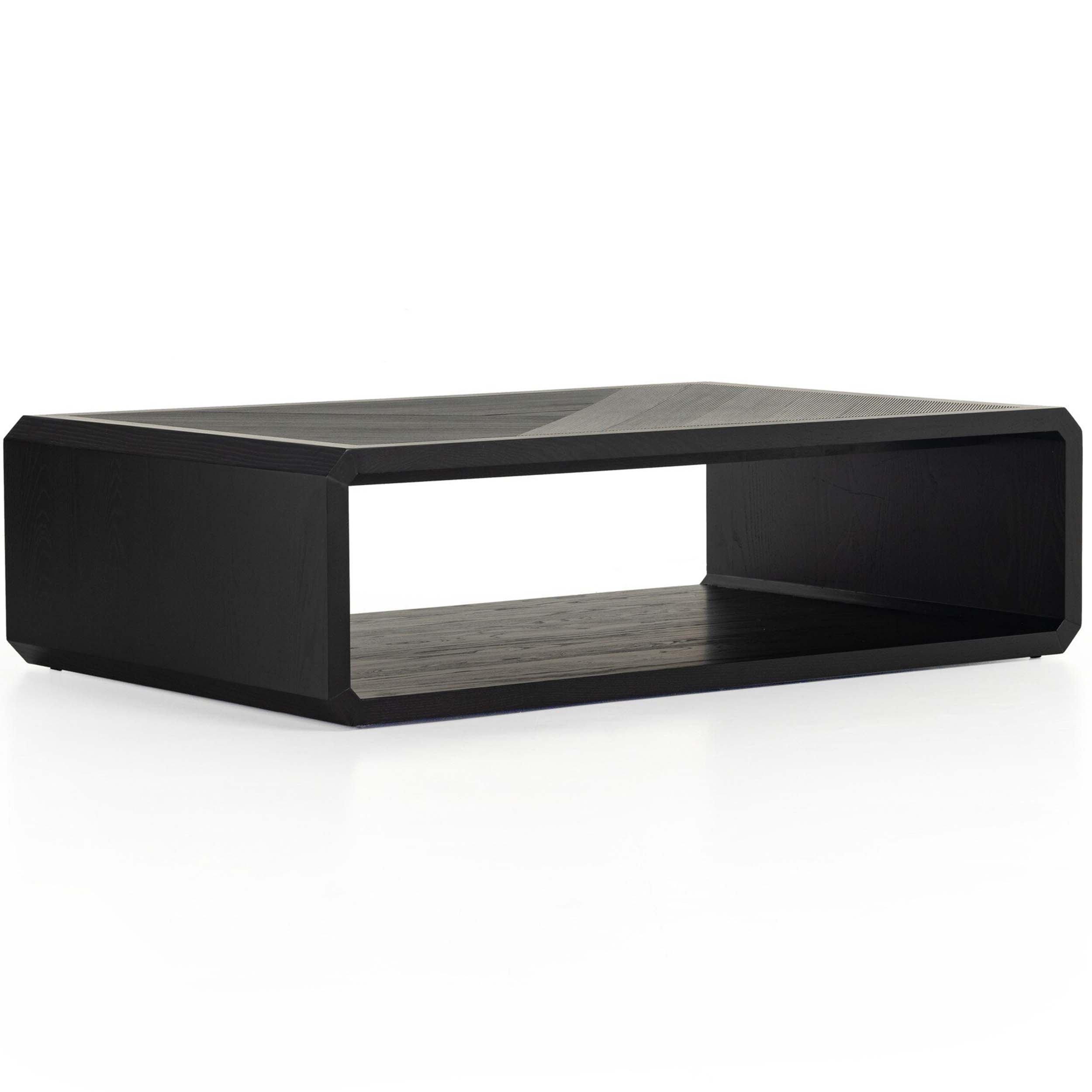 Caspian Coffee Table, Black Ash
