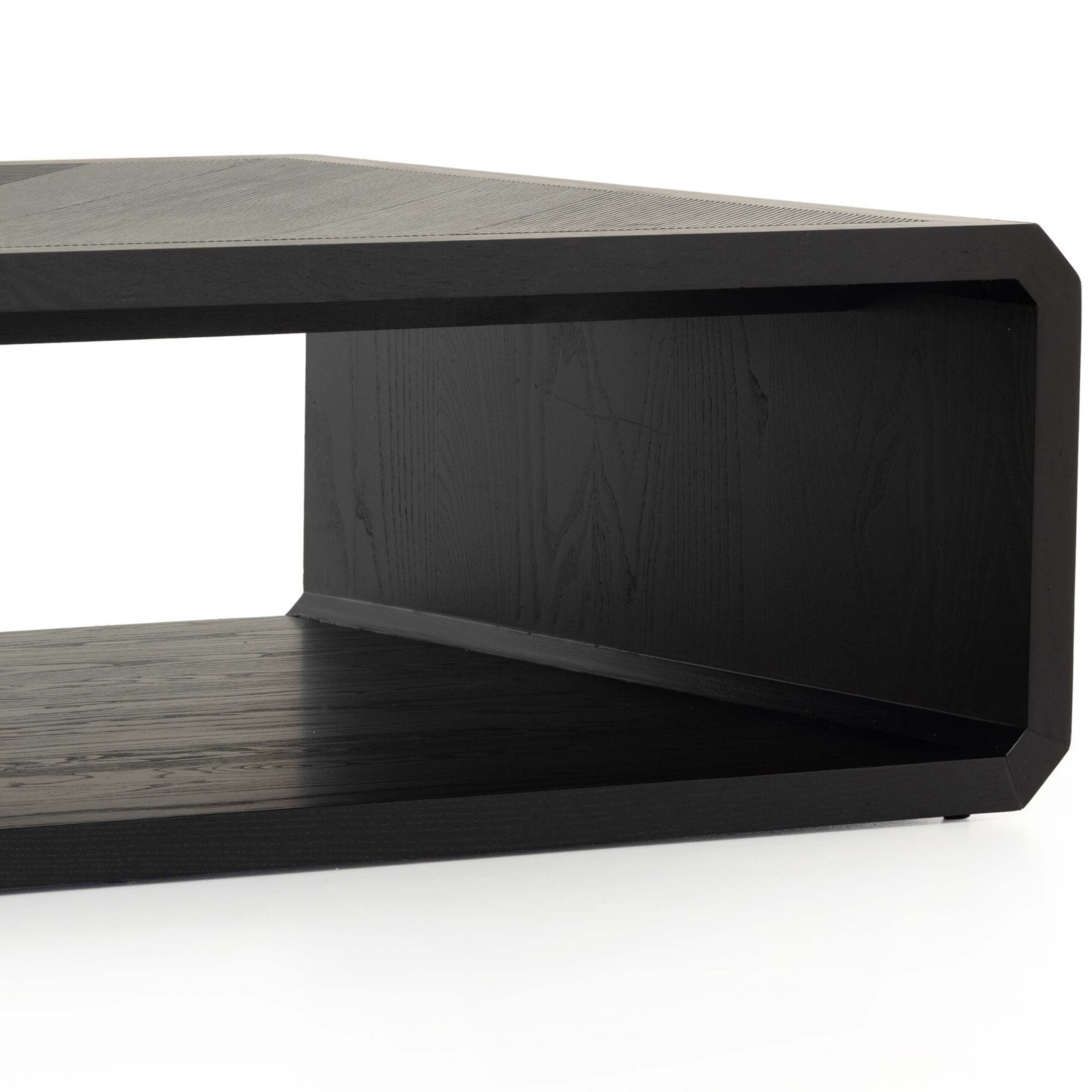 Caspian Coffee Table, Black Ash