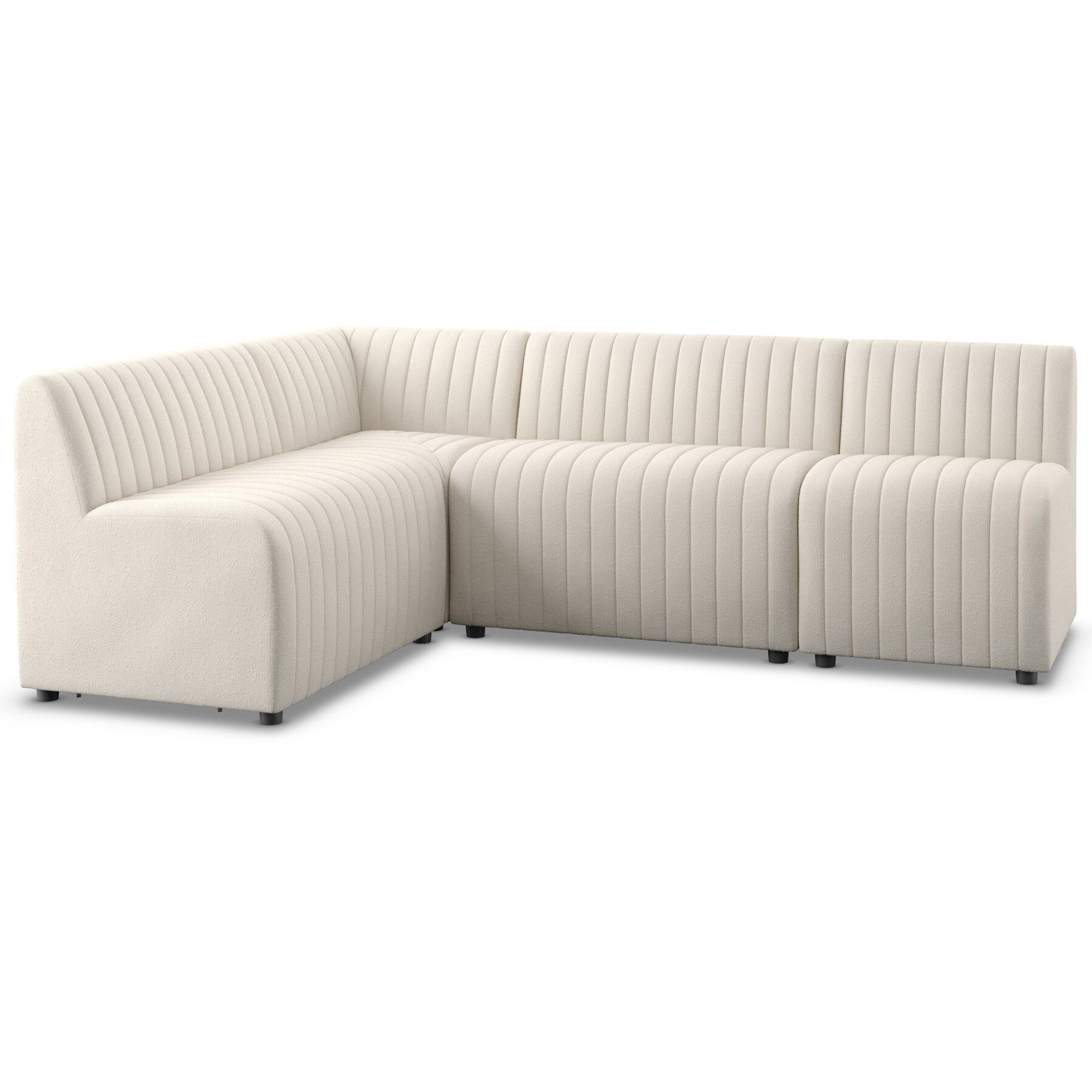 Augustine Dining Banquette L-Shape, Capri Oatmeal