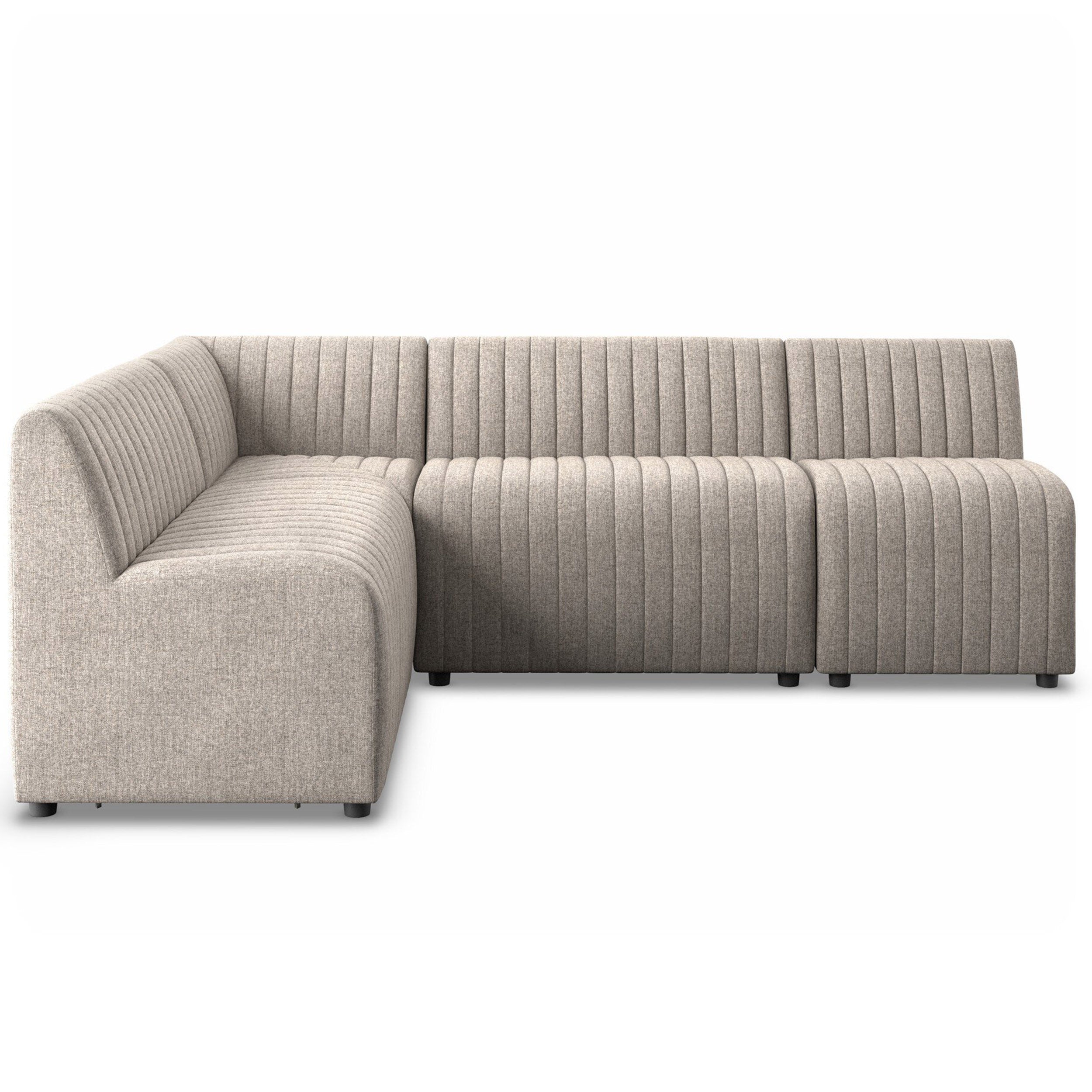 Augustine Dining Banquette L-Shape, Orly Natural