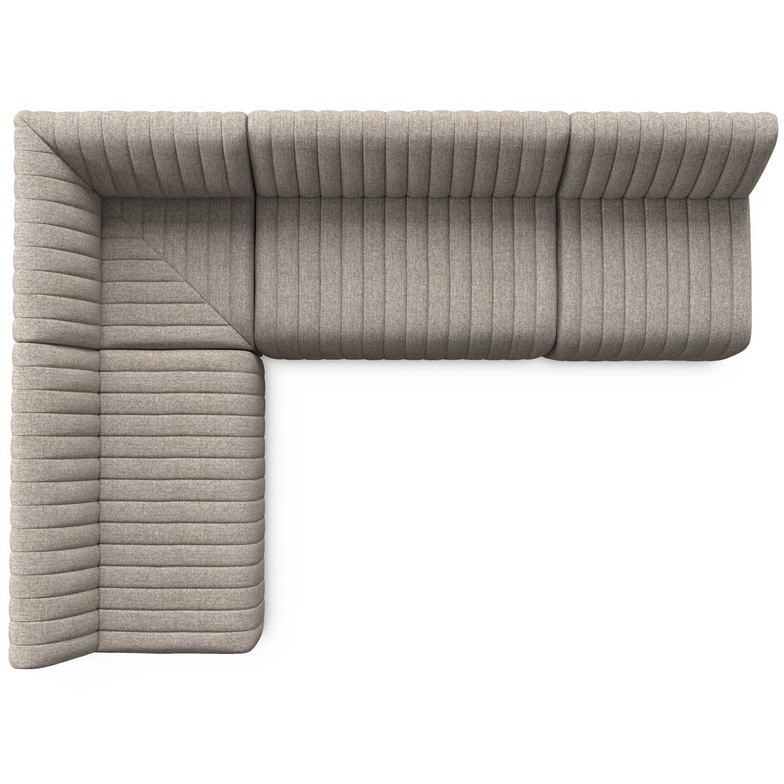 Augustine Dining Banquette L-Shape, Orly Natural