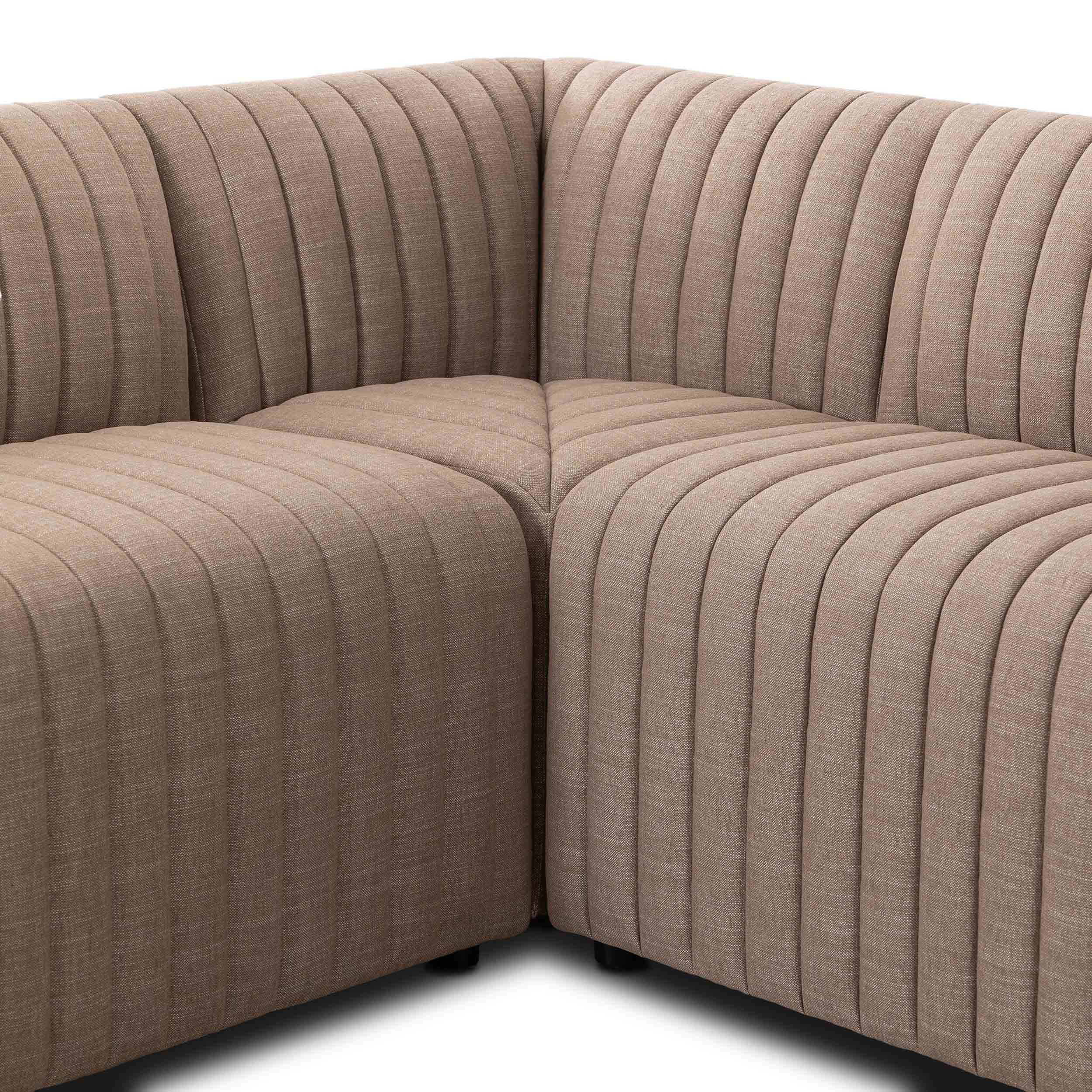 Augustine Dining Banquette L-Shape, Crypton Nomad Taupe