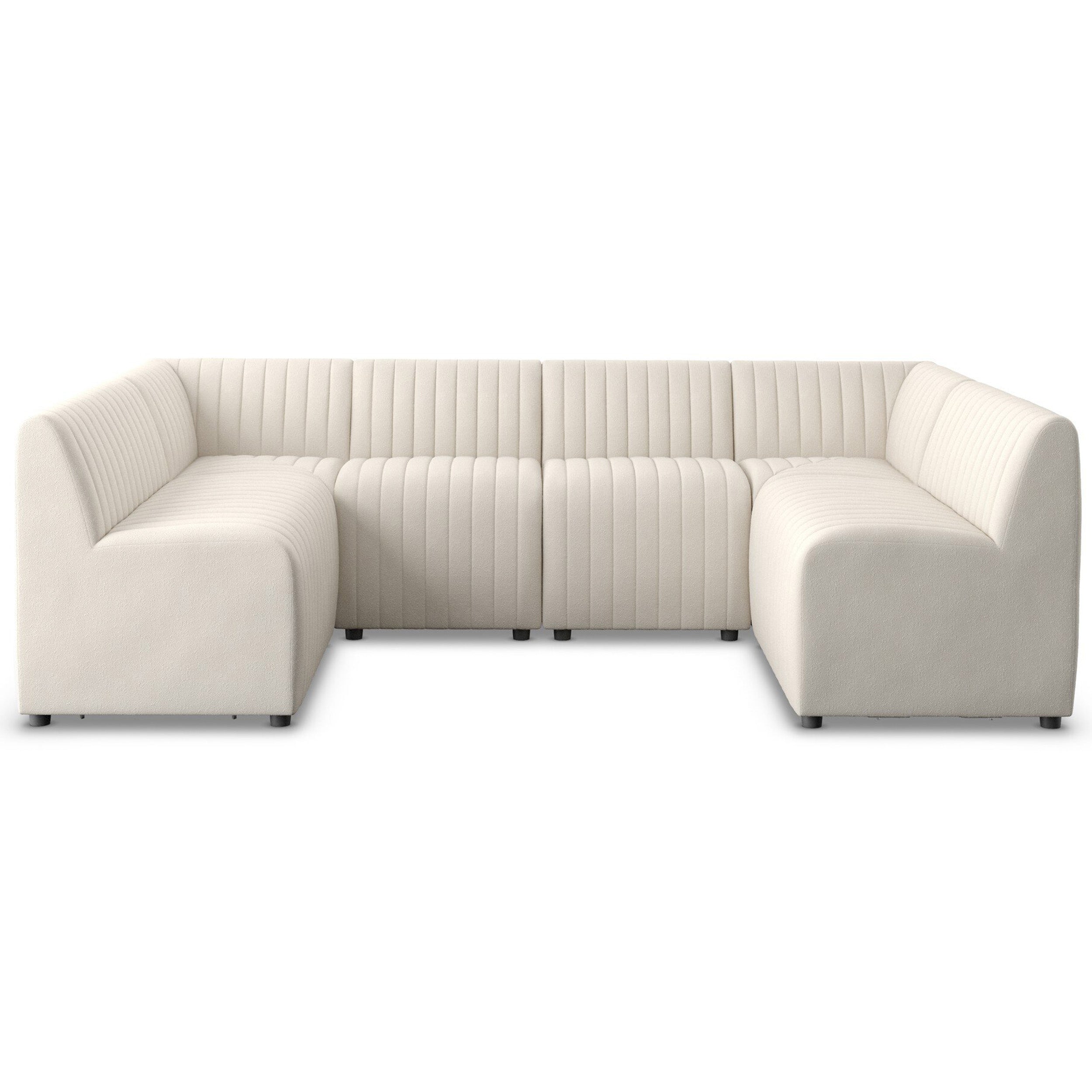 Augustine Dining Banquette U Shape, Capri Oatmeal