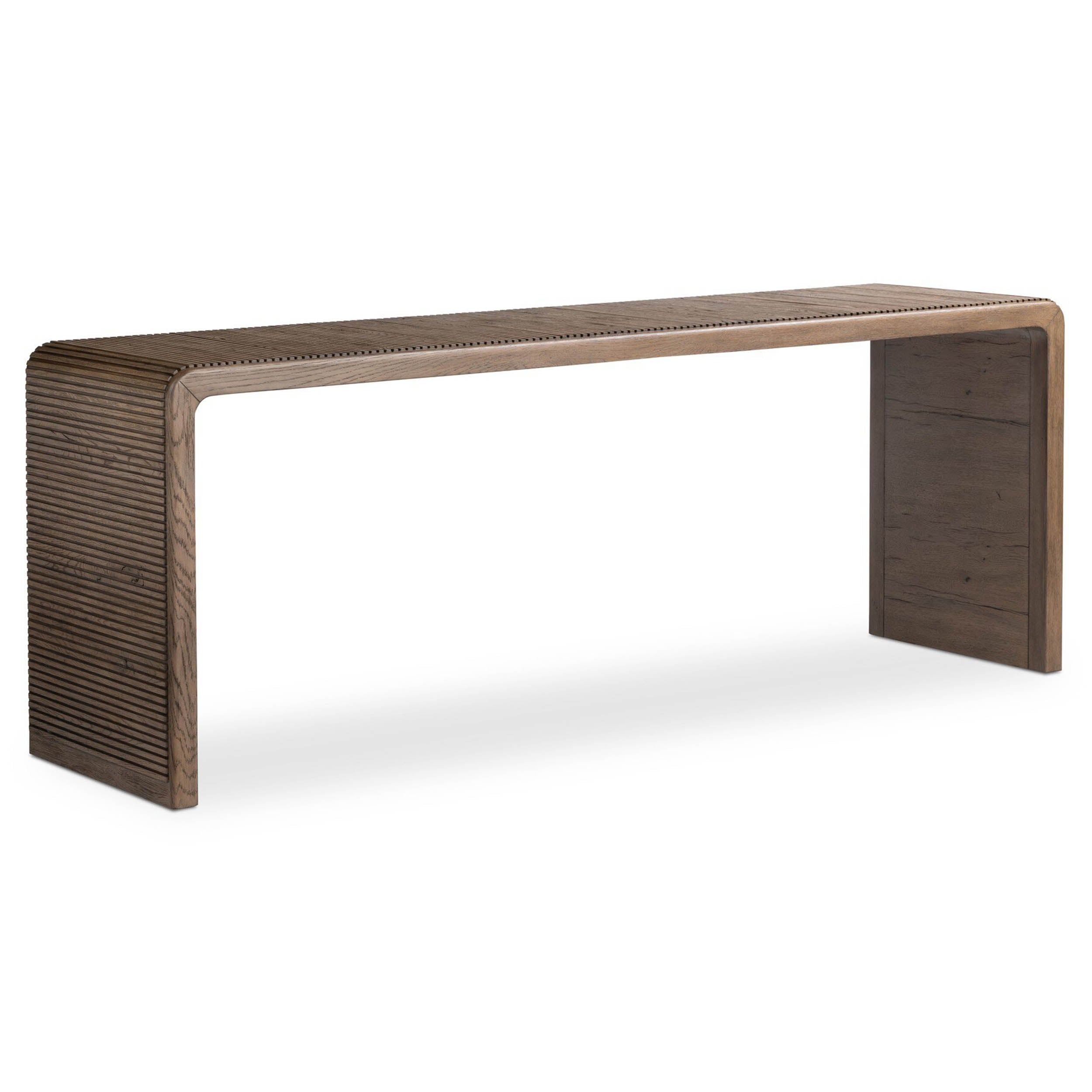Leo Console Table, Rustic Grey