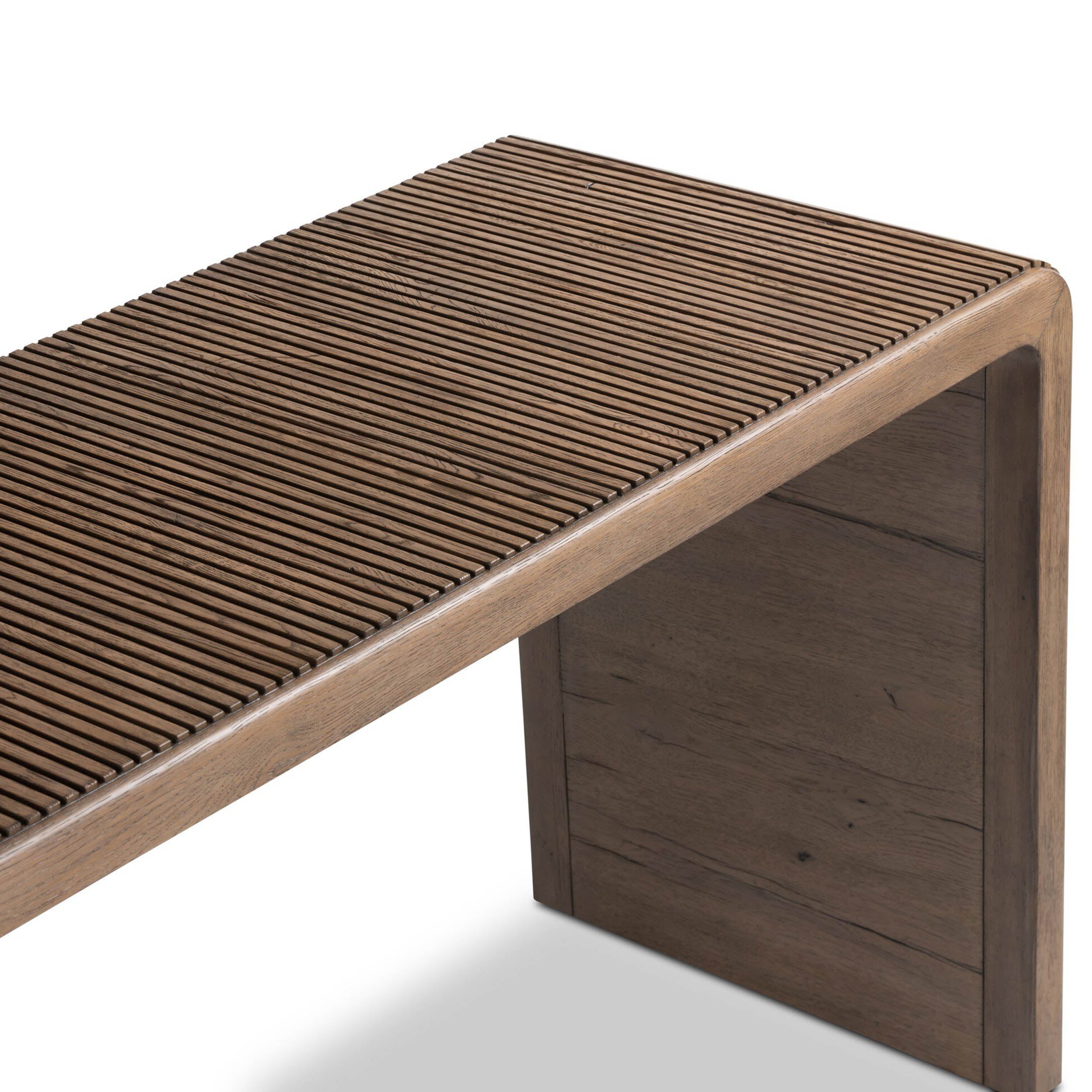 Leo Console Table, Rustic Grey