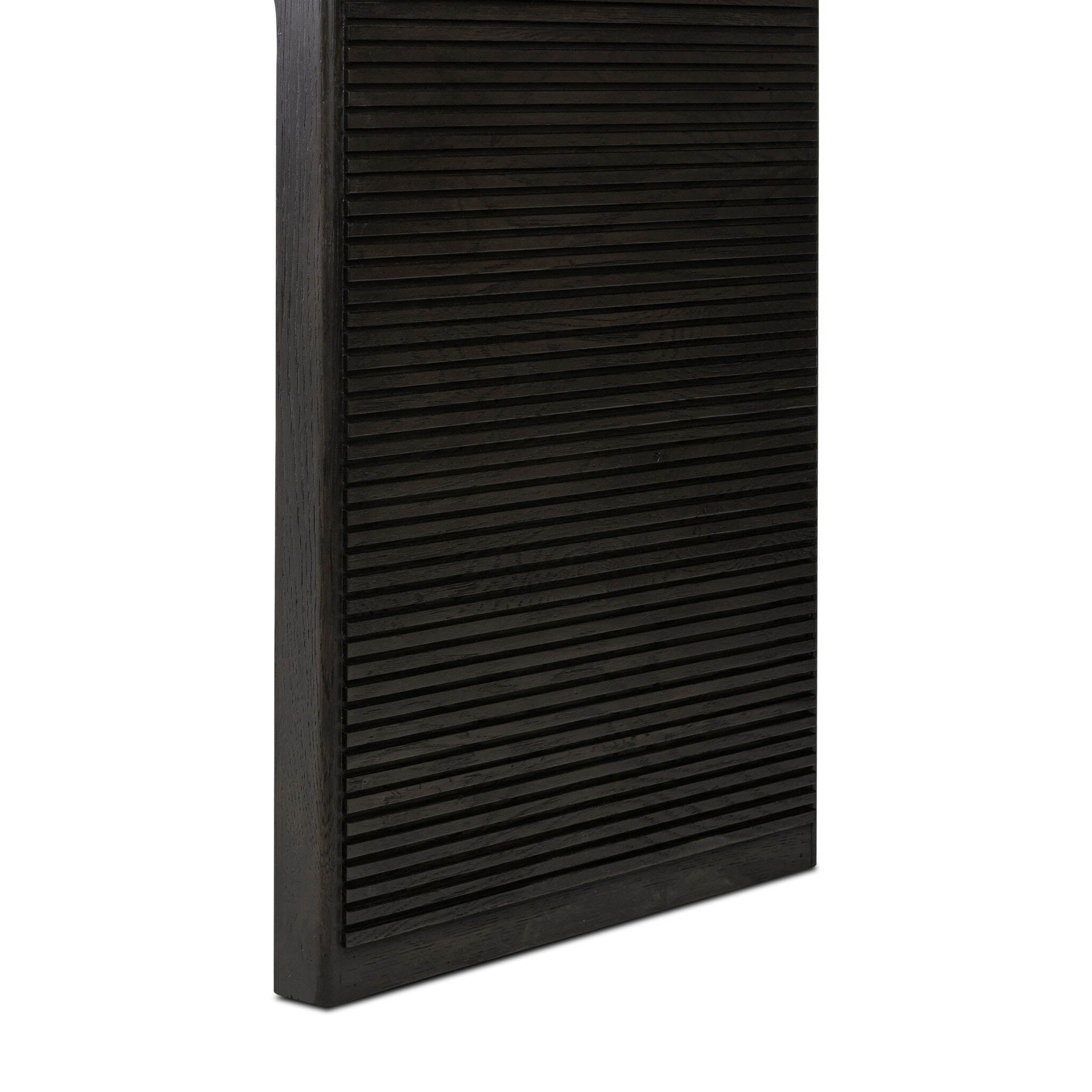 Leo Console Table, Smoked Black