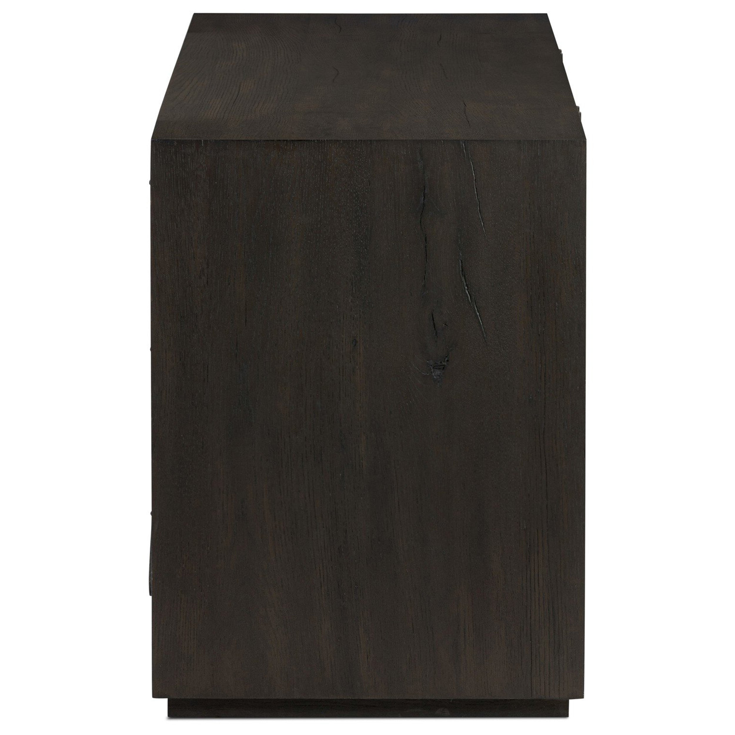 Leo Media Console, Smoked Black