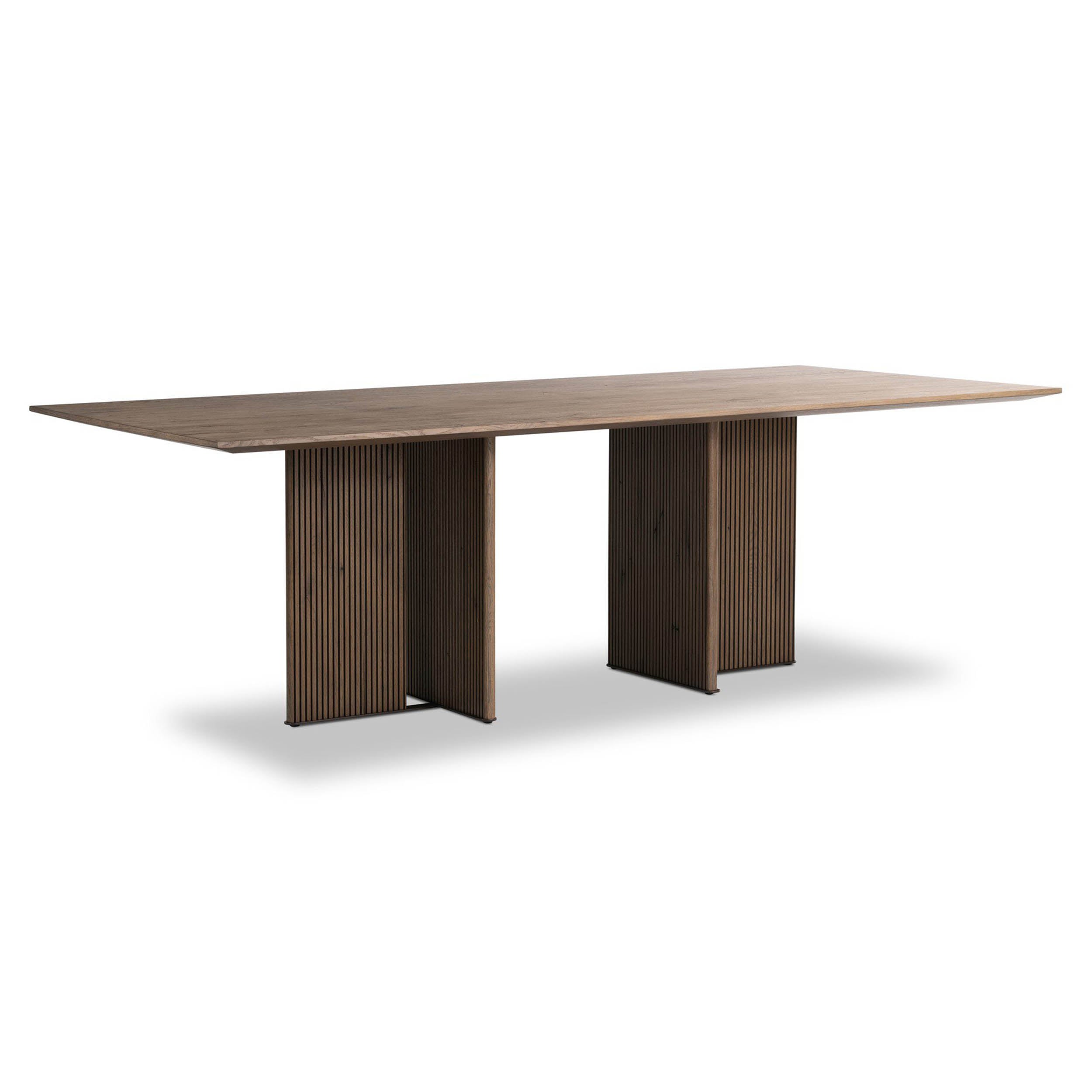 Leo Dining Table, Rustic Grey