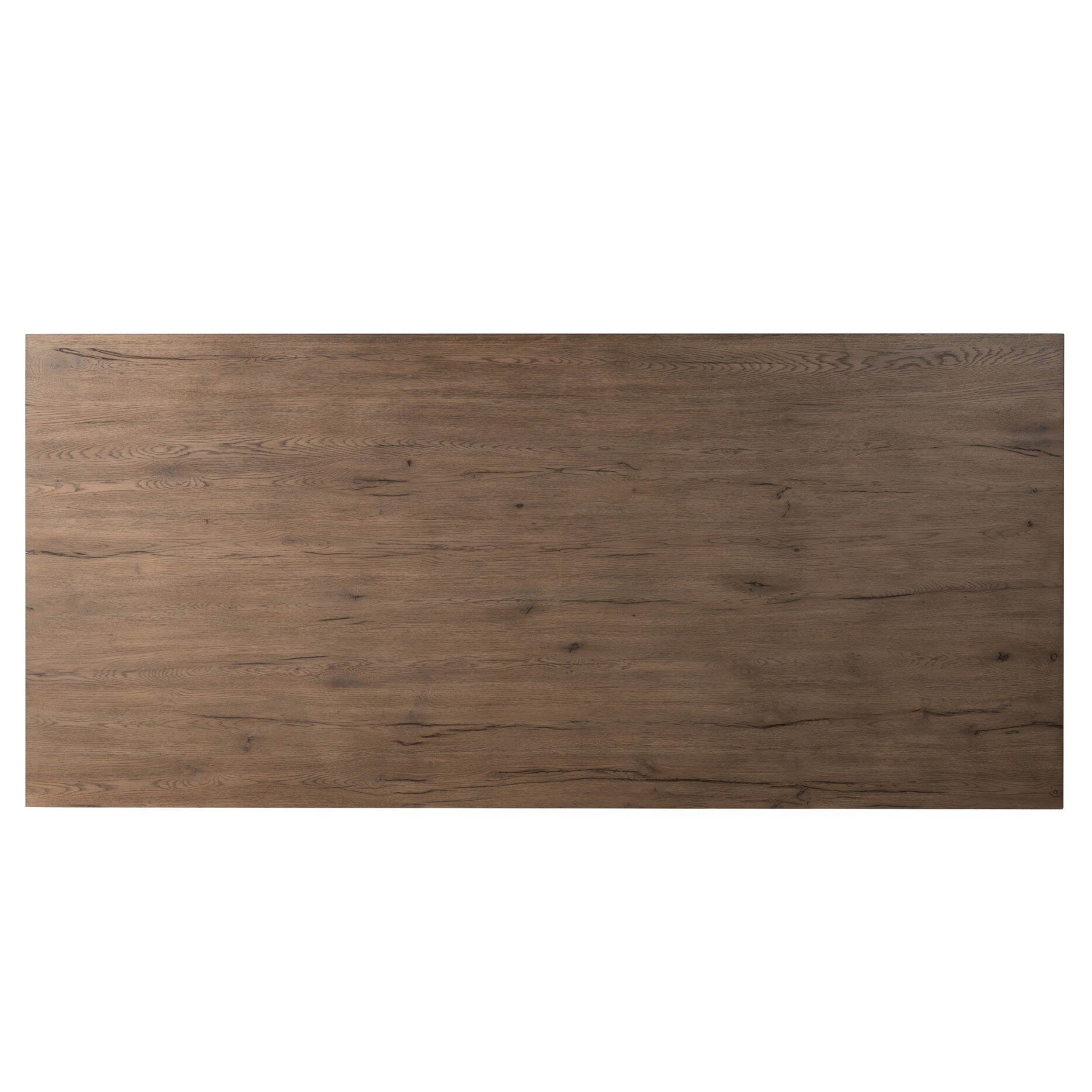 Leo Dining Table, Rustic Grey