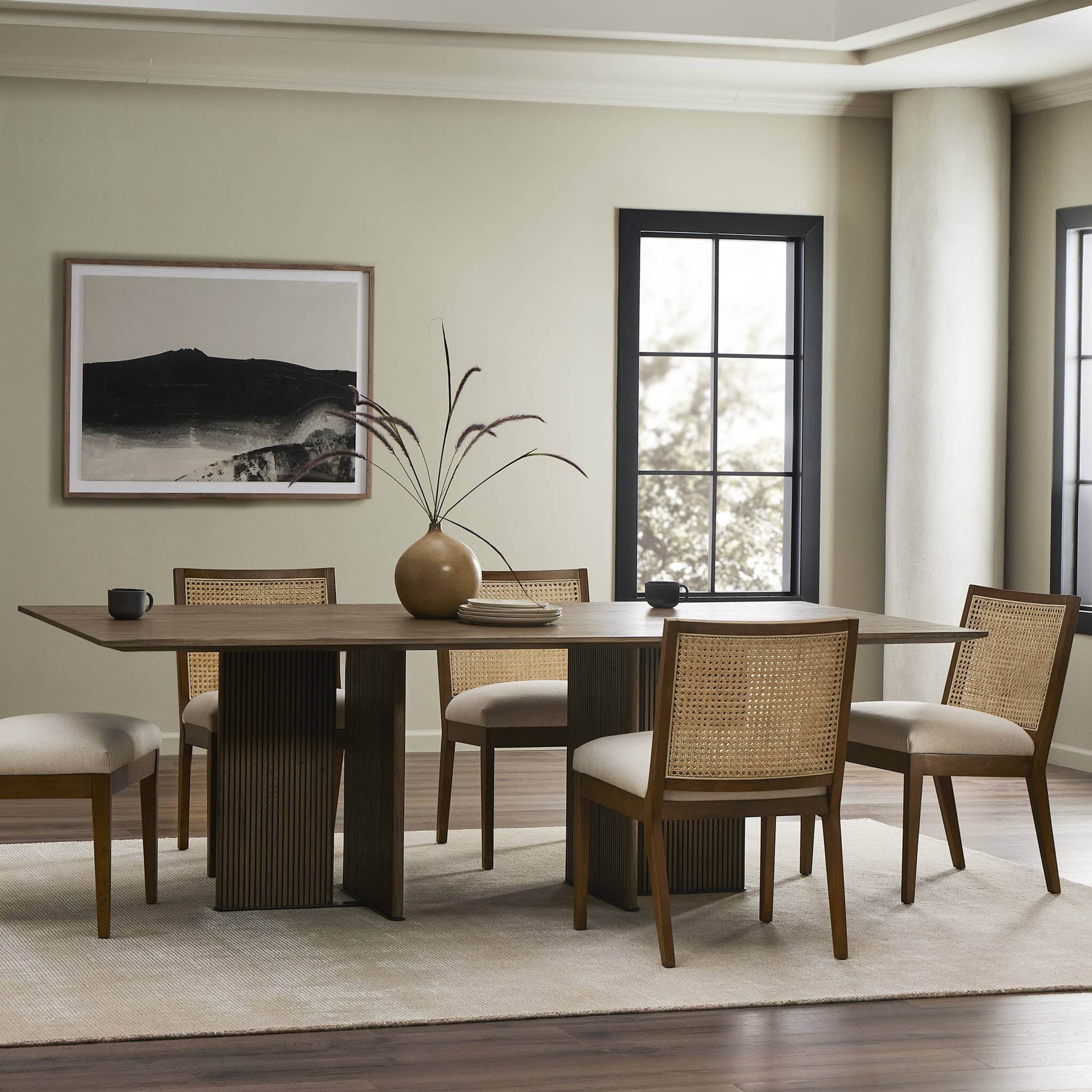Leo Dining Table, Rustic Grey