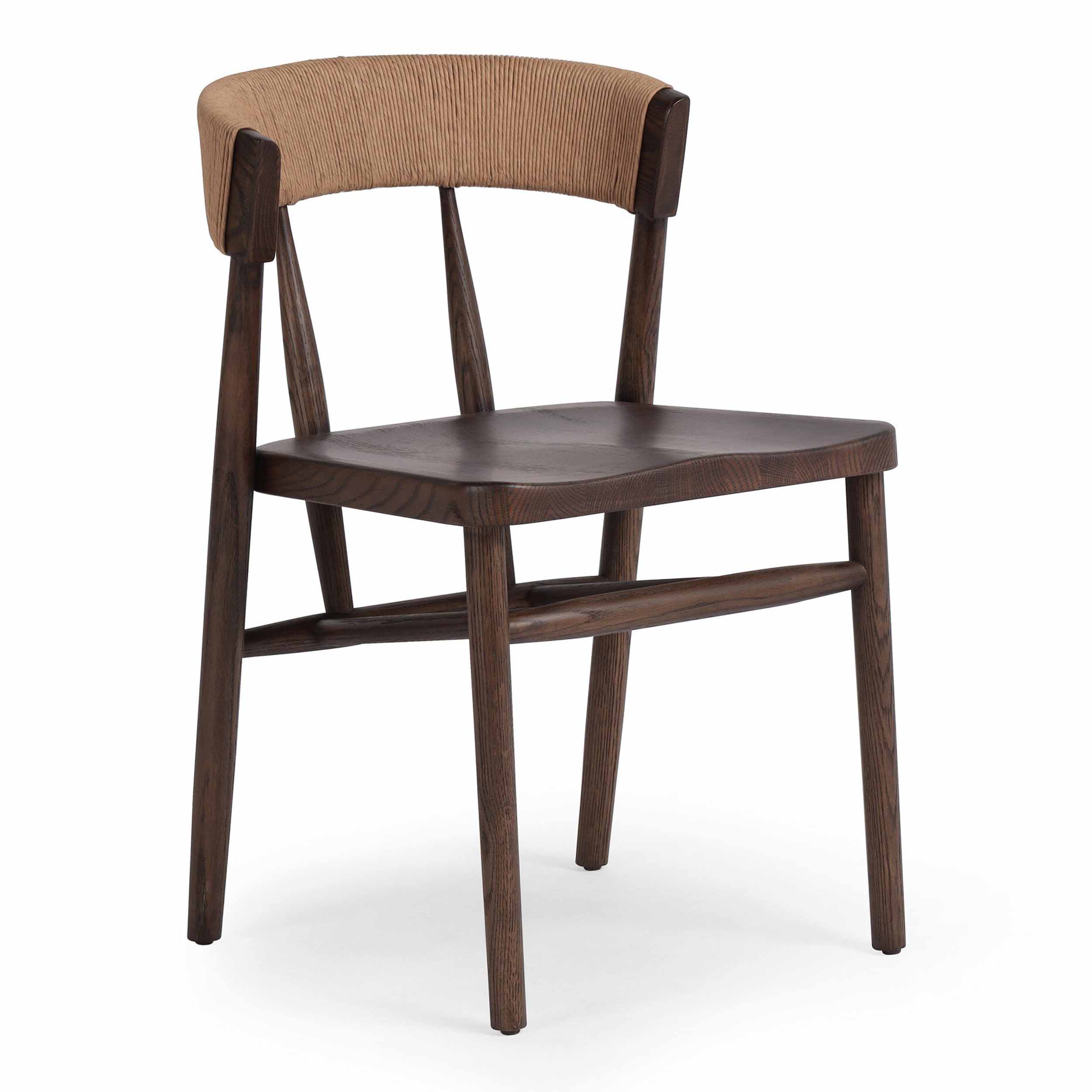 Buxton Dining Chair, Natural Paper Rush