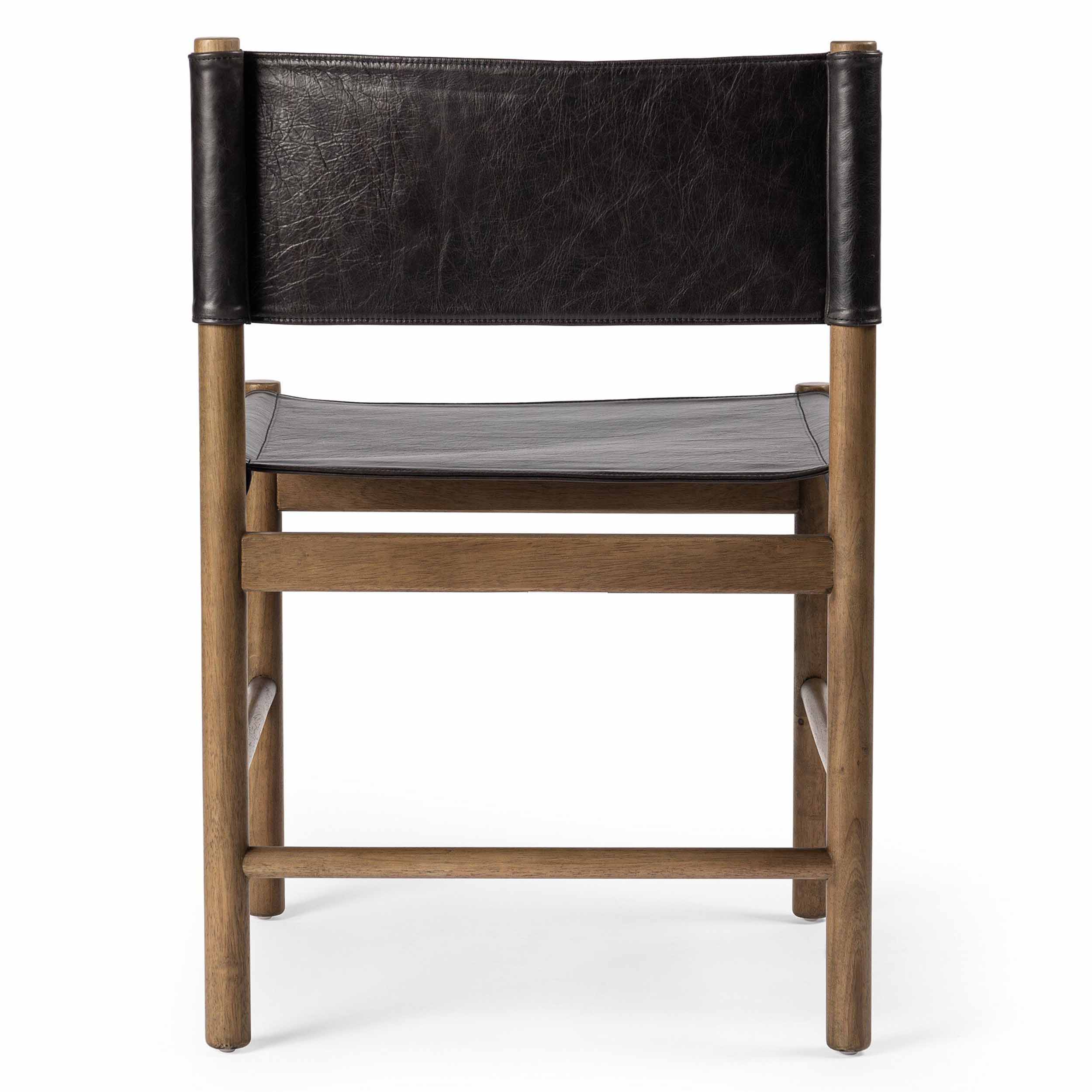 Kena Dining Chair, Sonoma Black, Solid Parawood