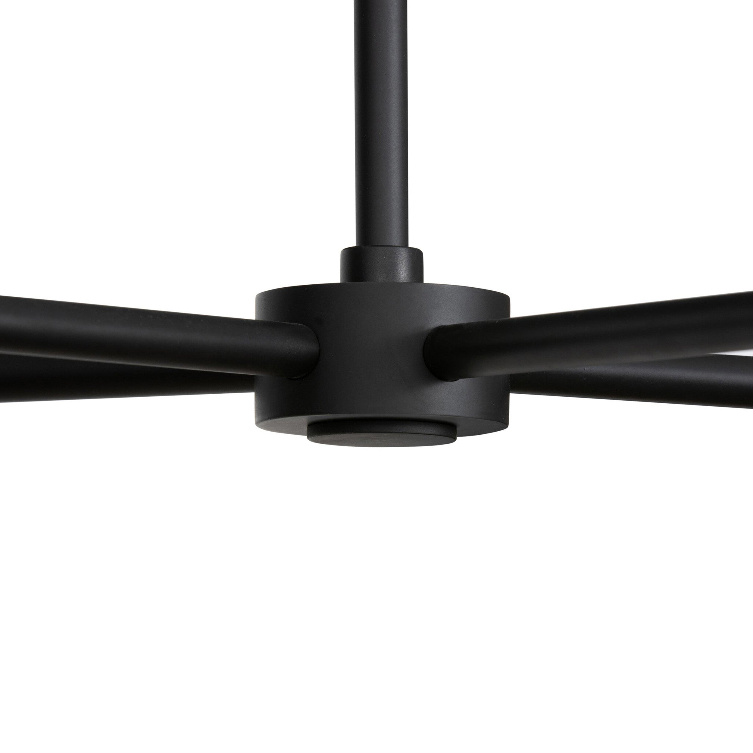 Cullen Chandelier, Powder Coated Black