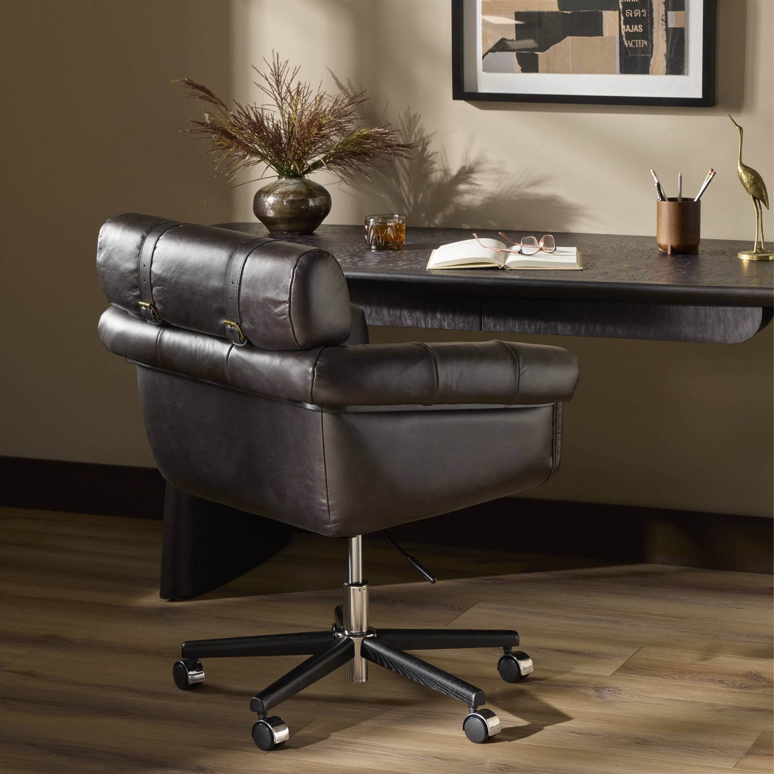 Arnold Desk Chair, Sonoma Black